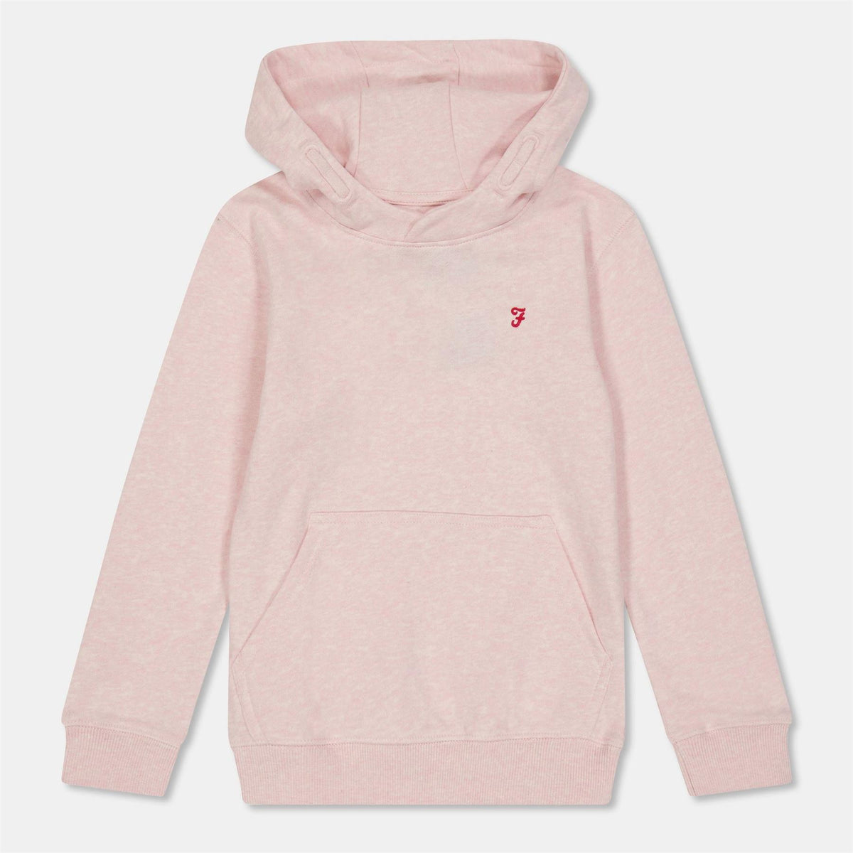 Farah Powell Hooded Neck Long Sleeve Embroidered Sweatshirt