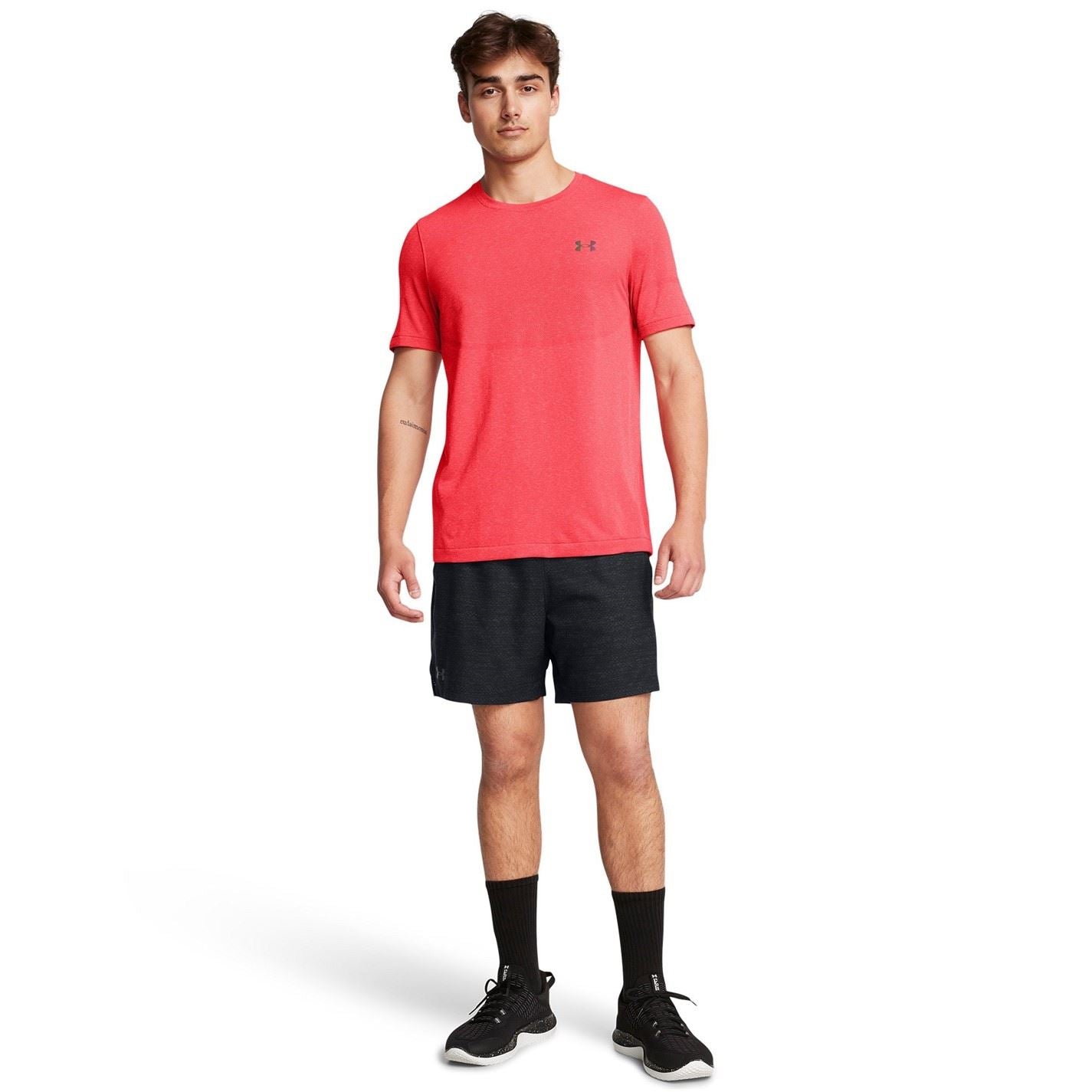 Under Armour Mens Armour Ua Vanish Woven 6in Prnt Sts Gym Shorts