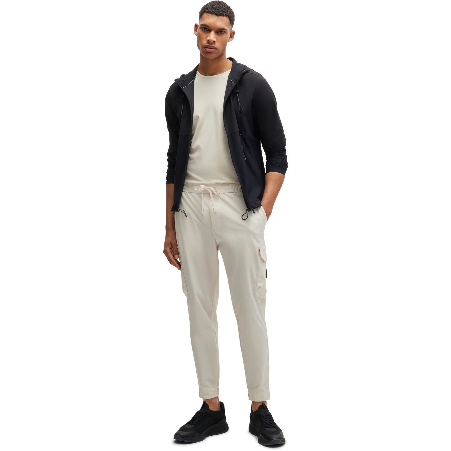 Boss Urbanex Solid Patterned Cargo Pants
