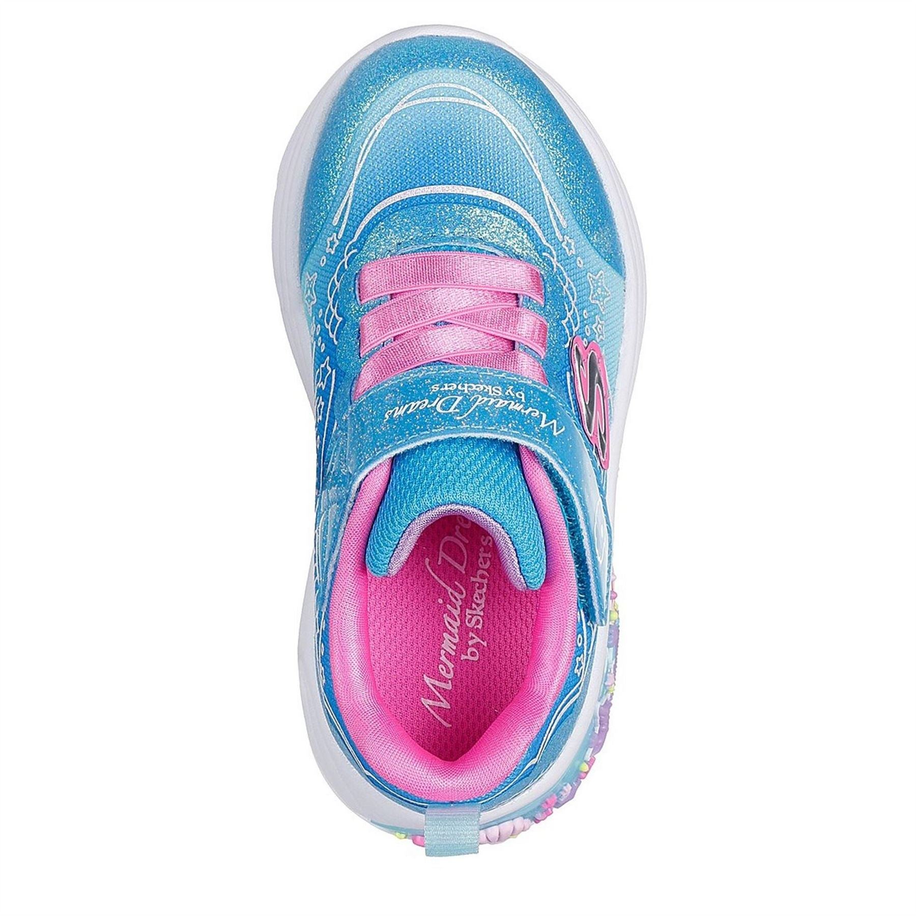Skechers Leather Light Up Trainers