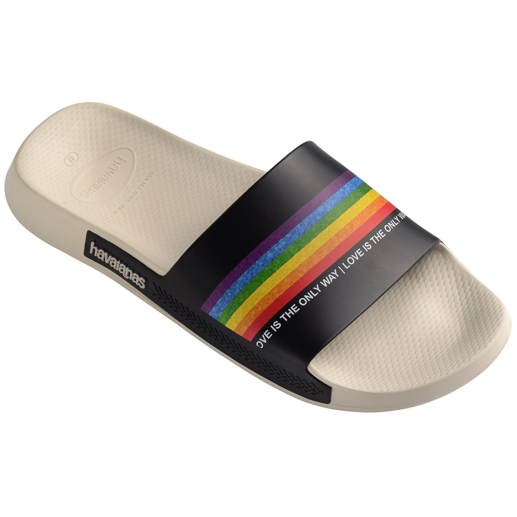 Havaianas Horizontal Stripe Open Toe Slides