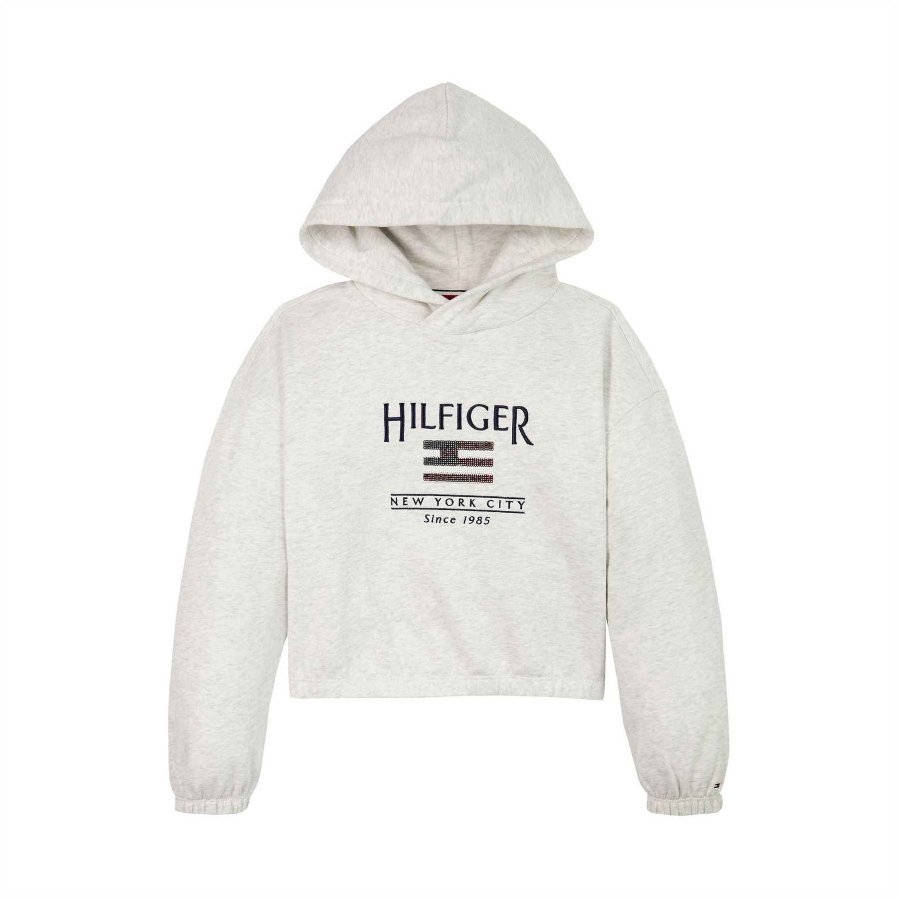 Tommy Hilfiger Flag Sequin Relaxed Fit Sweatshirt