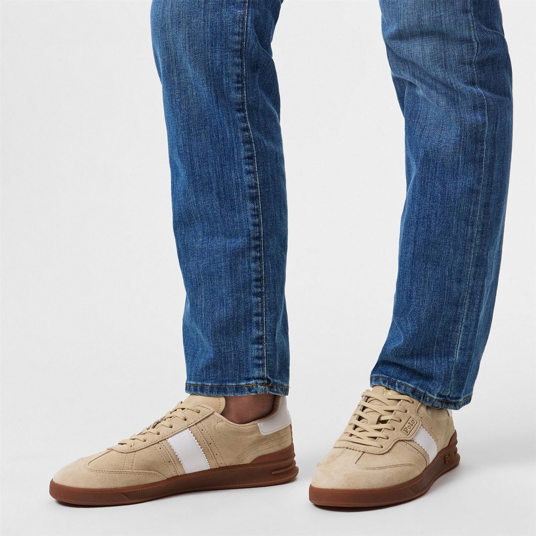 Polo Ralph Lauren Leather Court Trainers