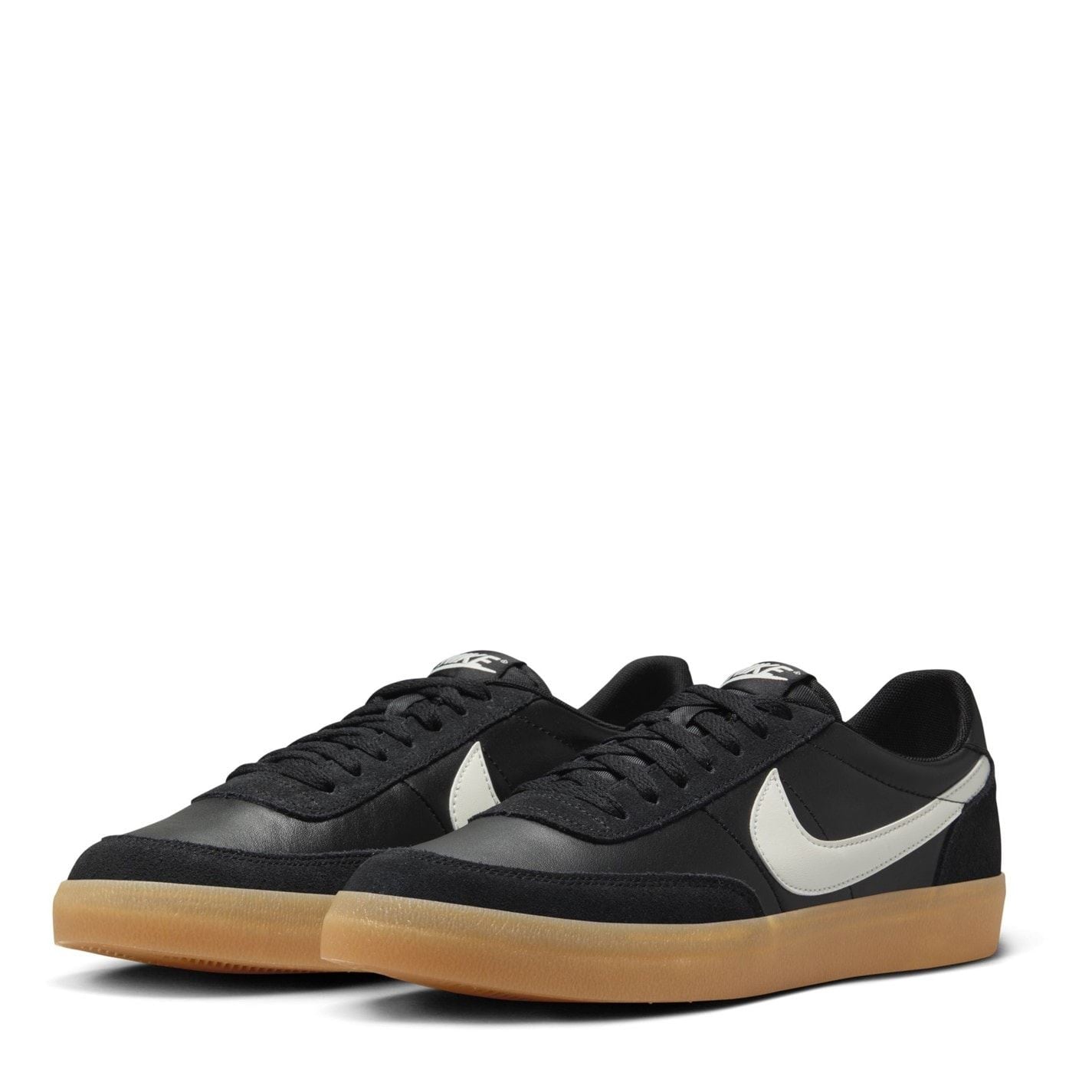Nike Leather Low Top Flat Heel Sneakers
