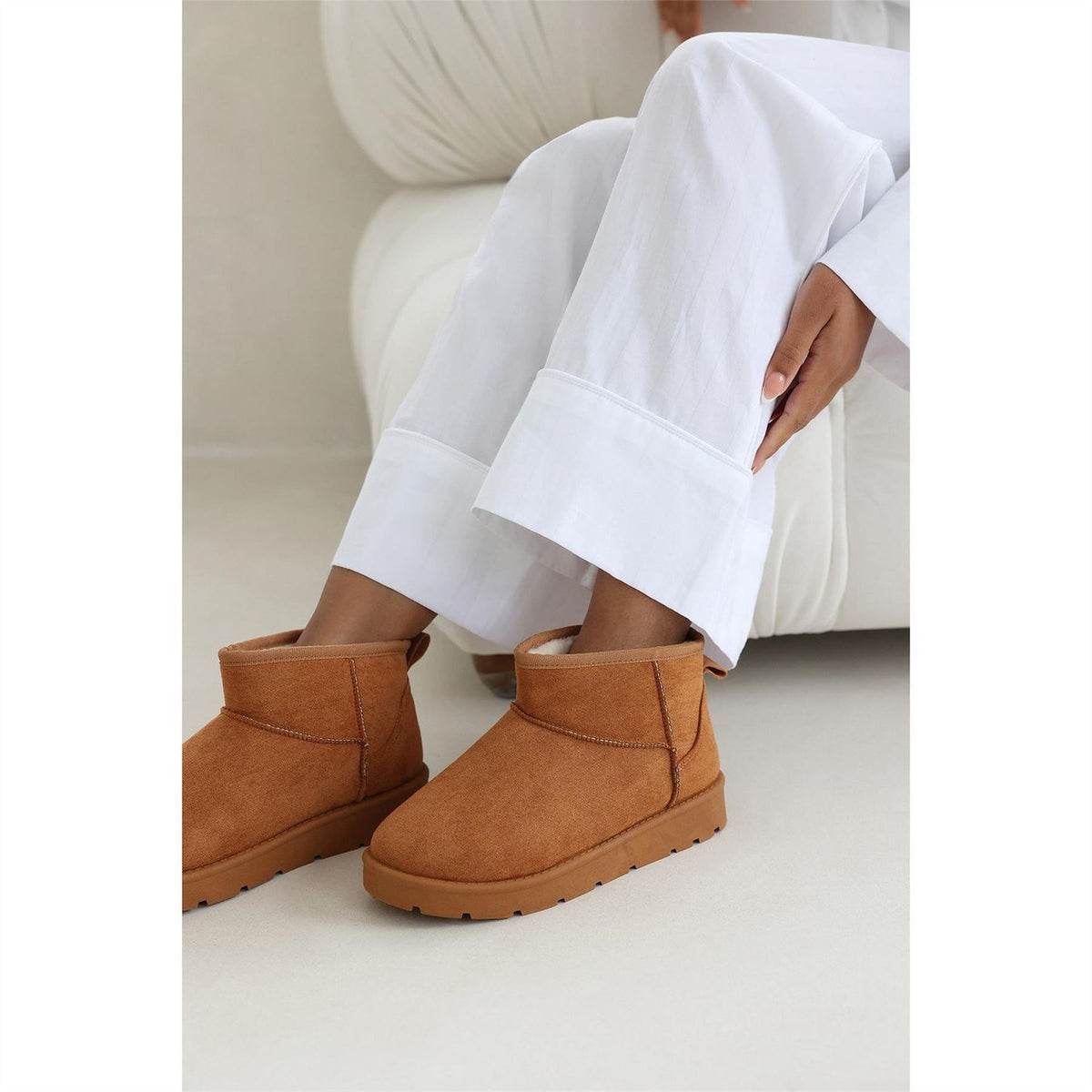 Wheres That From Fur Lining Ankle Boots