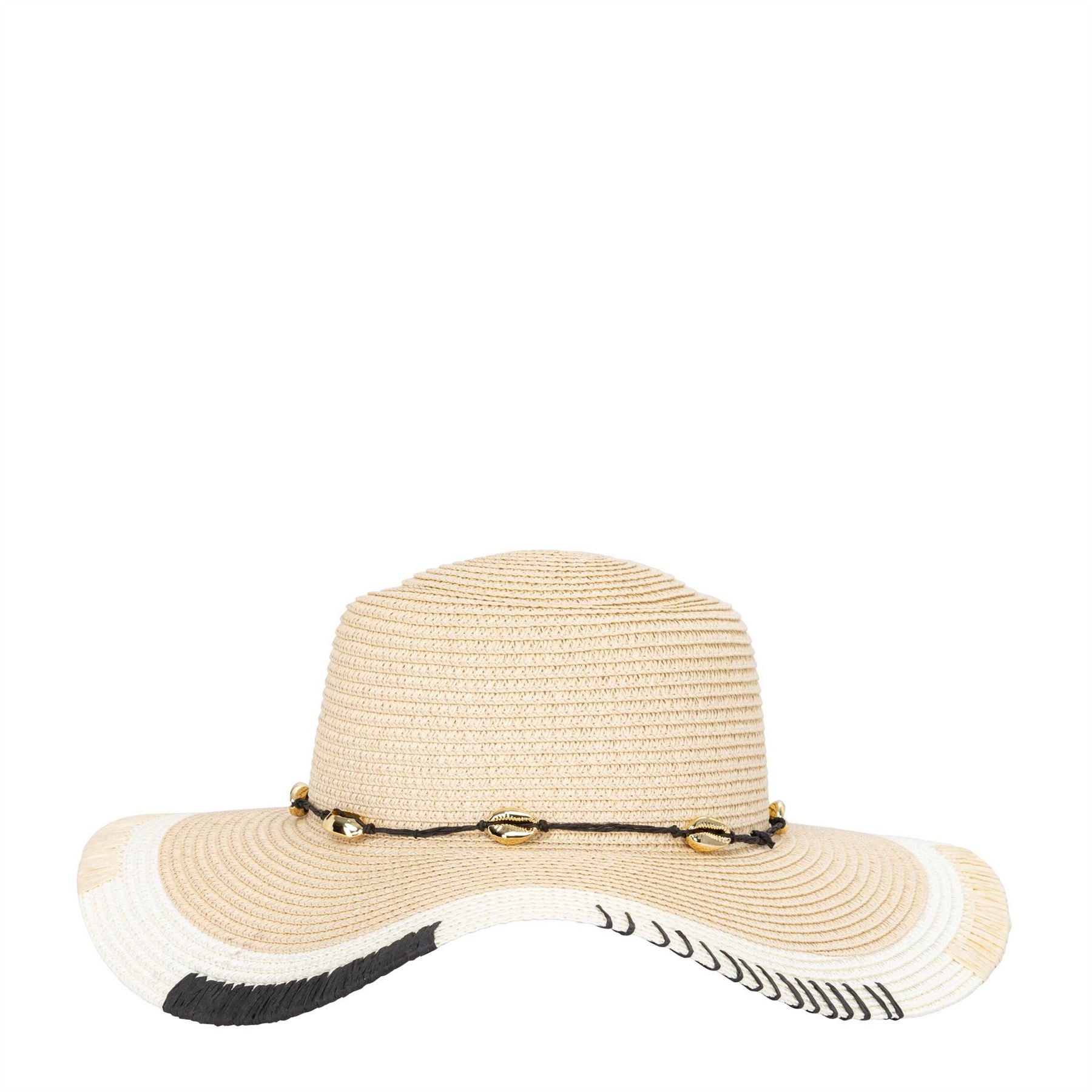 Biba Trim Wide Brim Floppy Hat