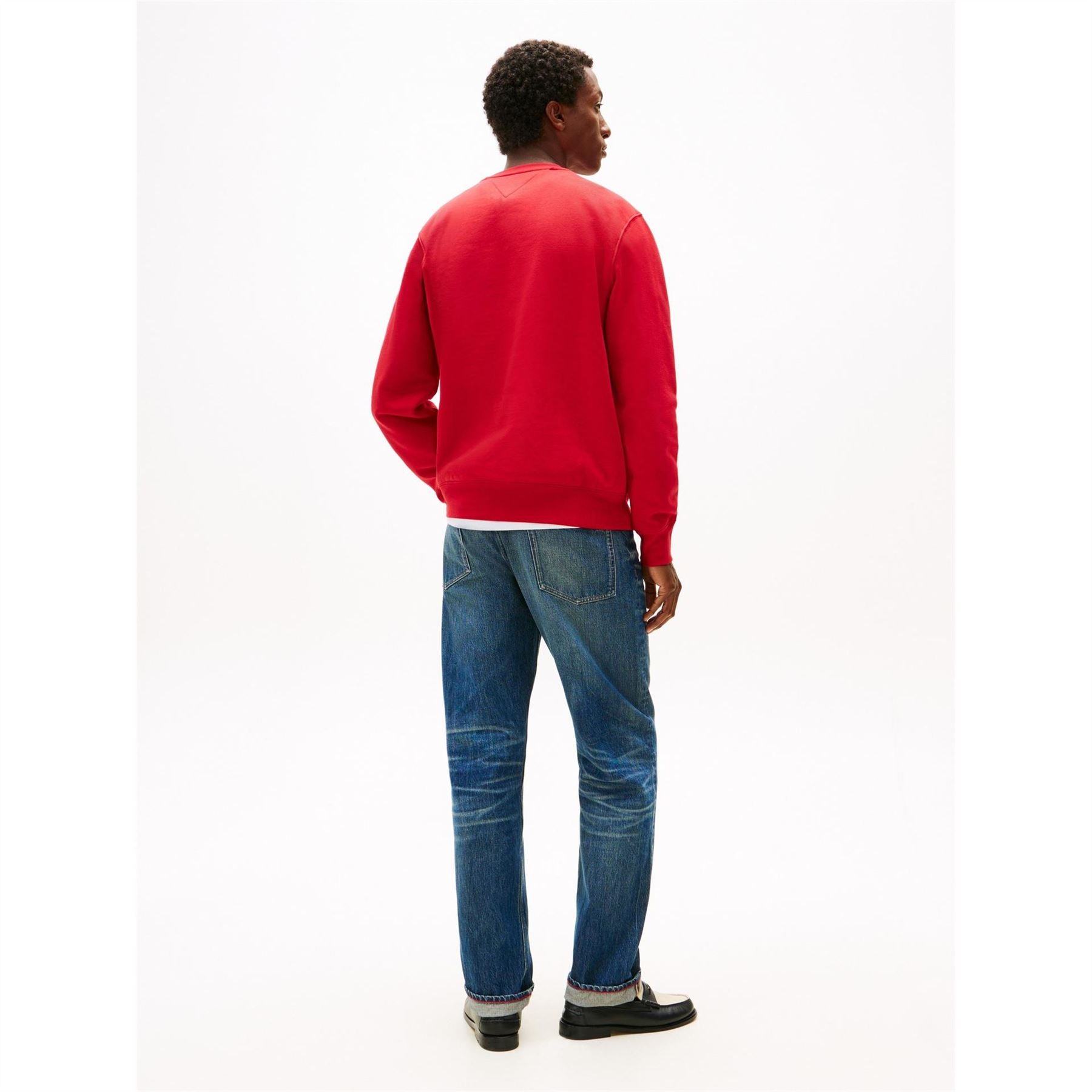 Tommy Hilfiger Embroidered Flag Crew Neck Long Sleeve Sweatshirt