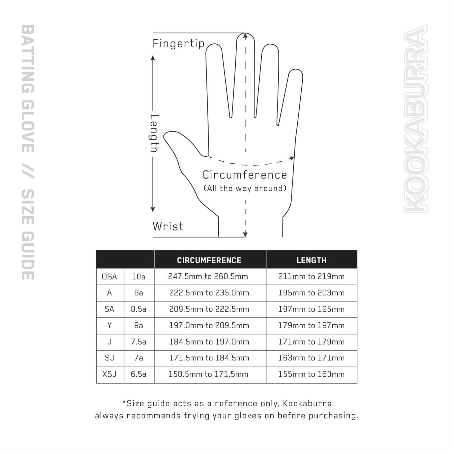 Kookaburra Sport Kahuna 500 Batting Glove   Youth Right Hand