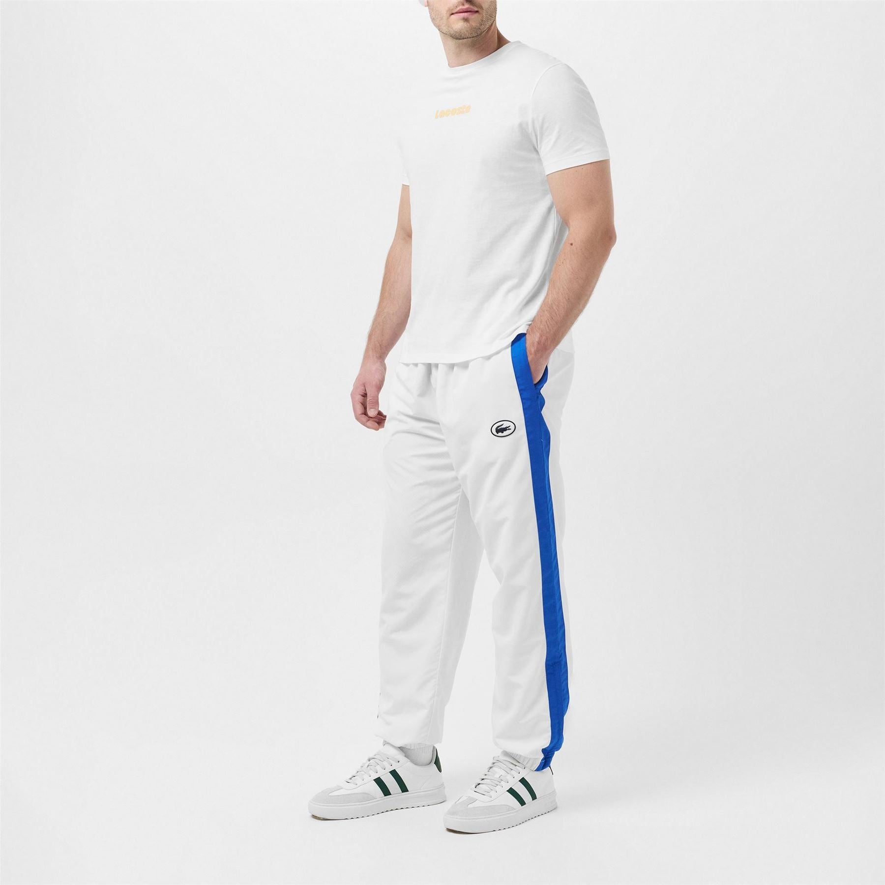 Lacoste Xh7270 Solid Patterned Straight Track Pants