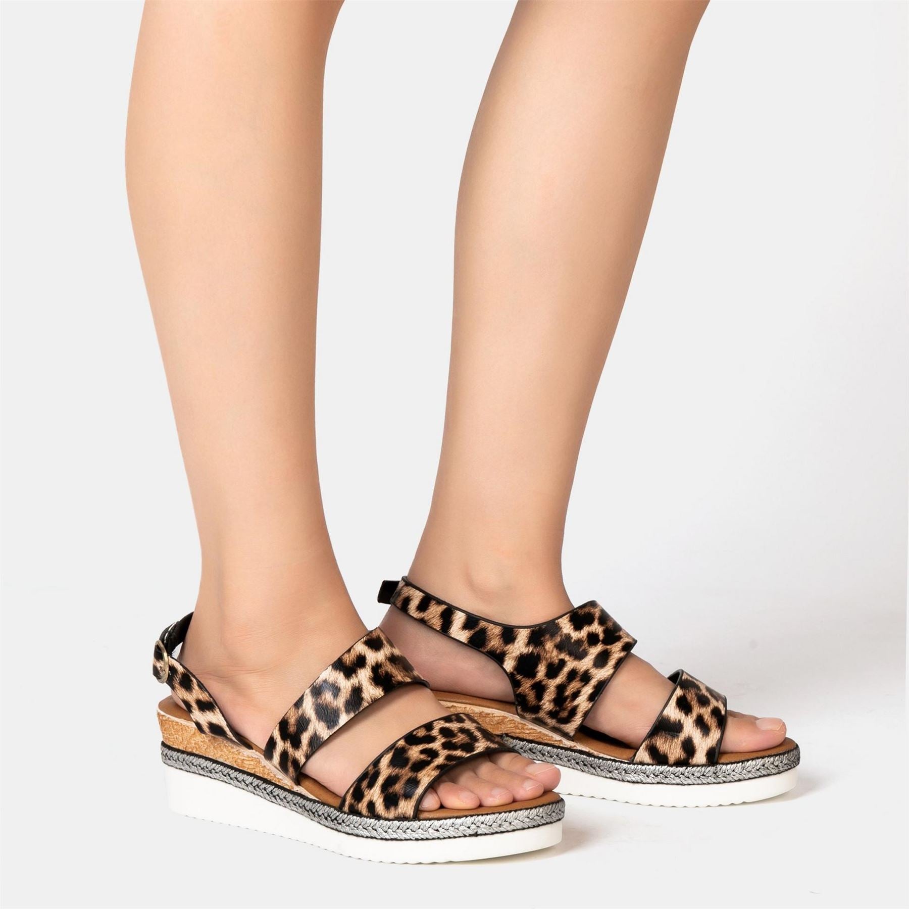 Firetrap Ella Ladies Back Strap Wedge Sandals