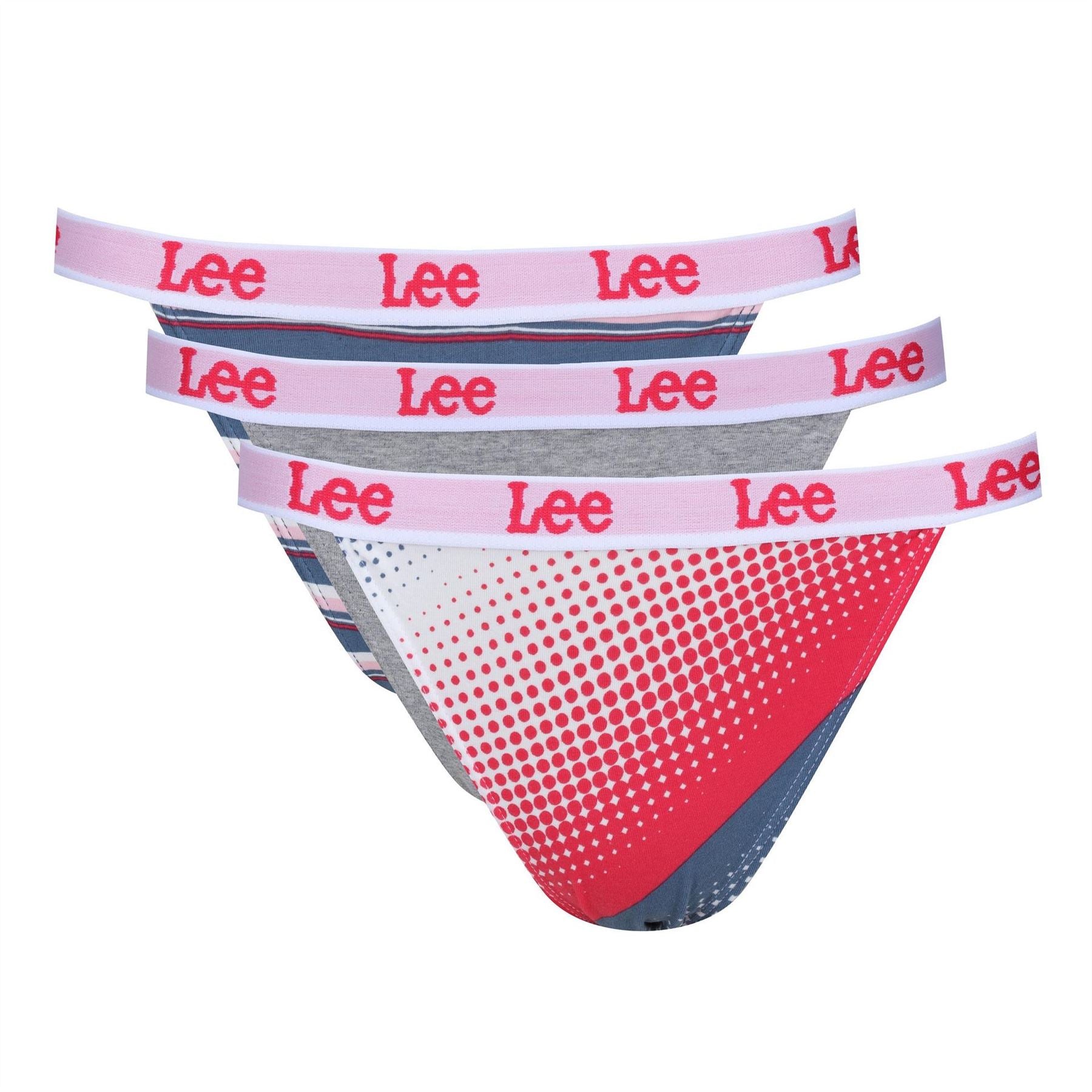 Lee Womens 3 Pack Tanga Brief Elvita