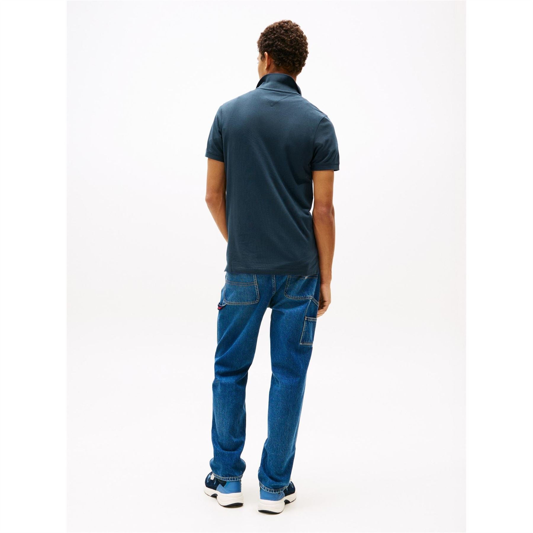 Tommy Jeans Mens Jeans Tjm Slim Placket Polo Shirt