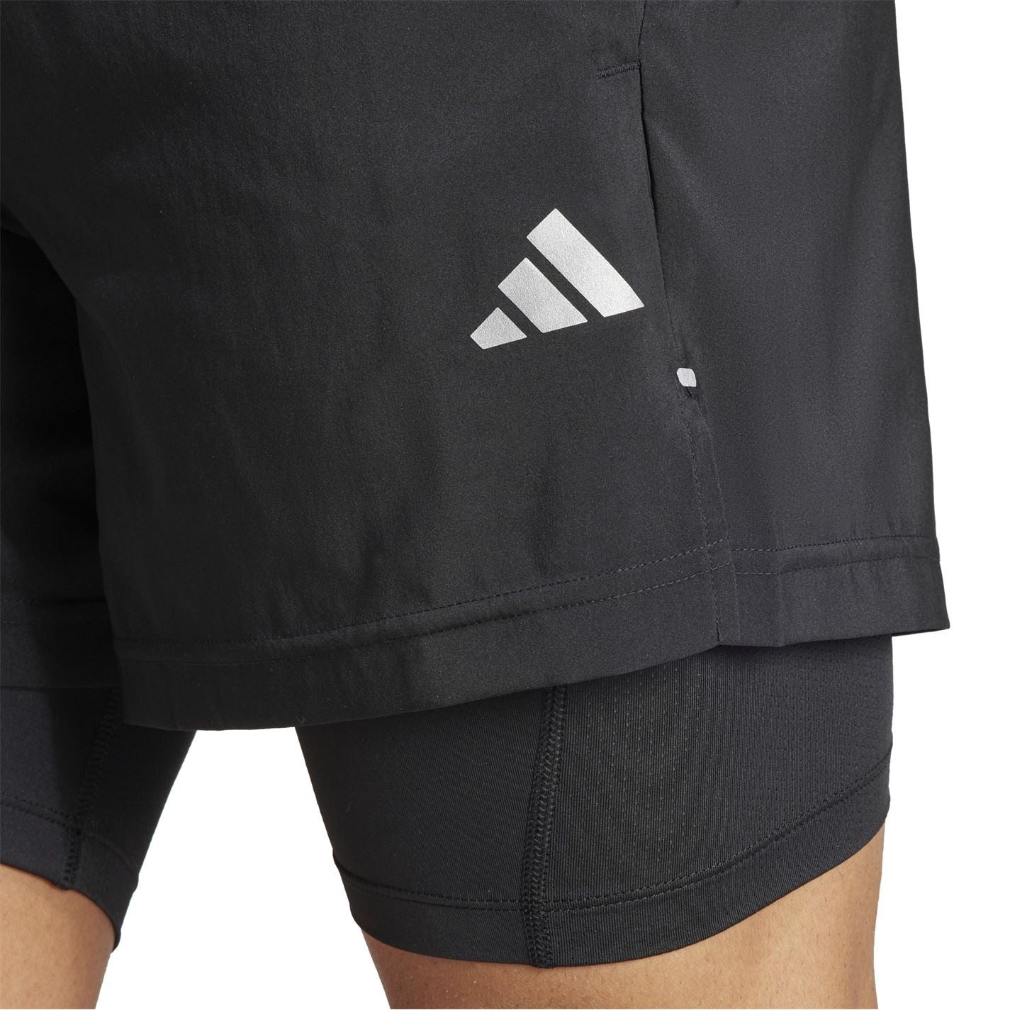 adidas Mens Gym+ Wv 2in1 S Tracksuit Shorts