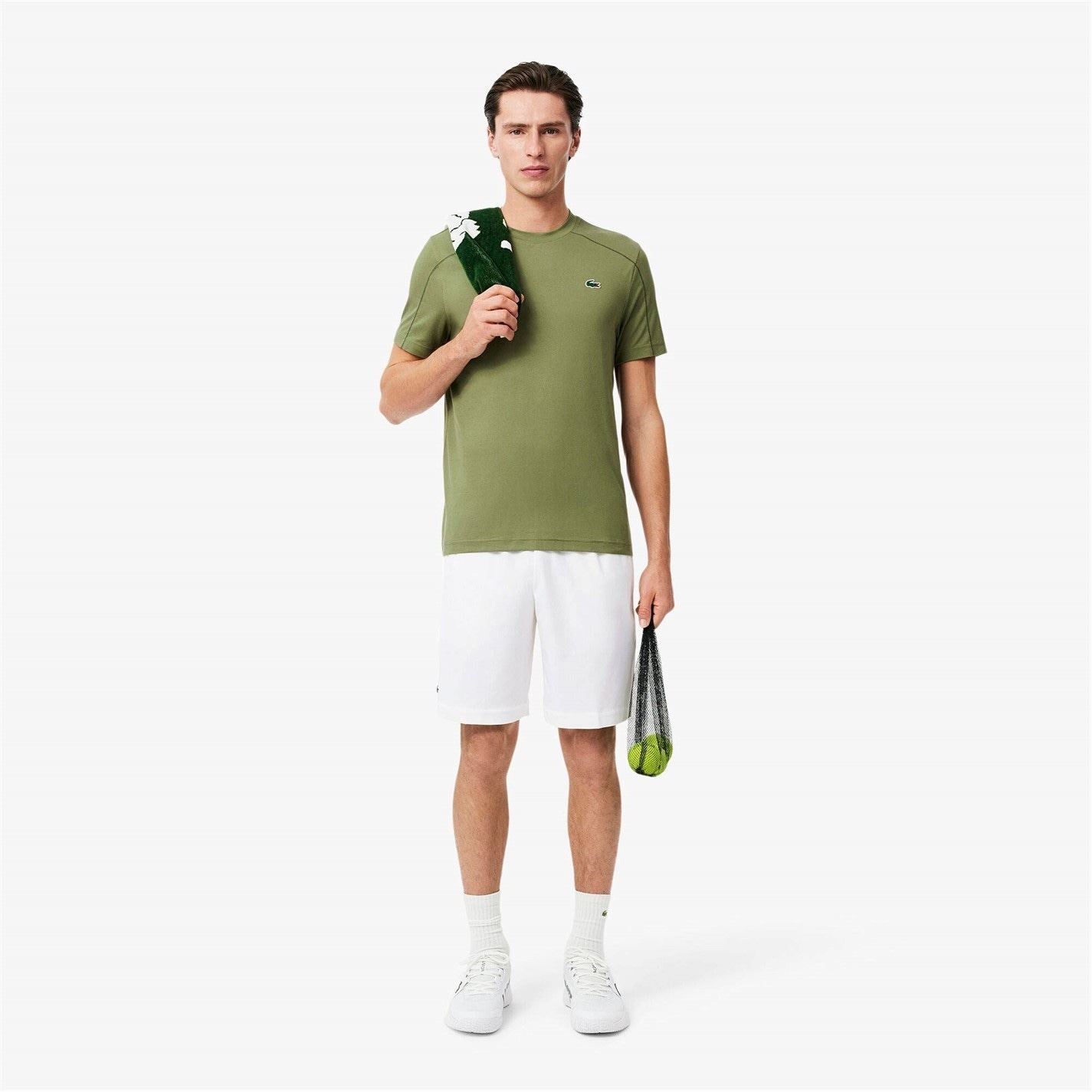 Lacoste Moisture Wicking Stretch Performance Tennis Shorts