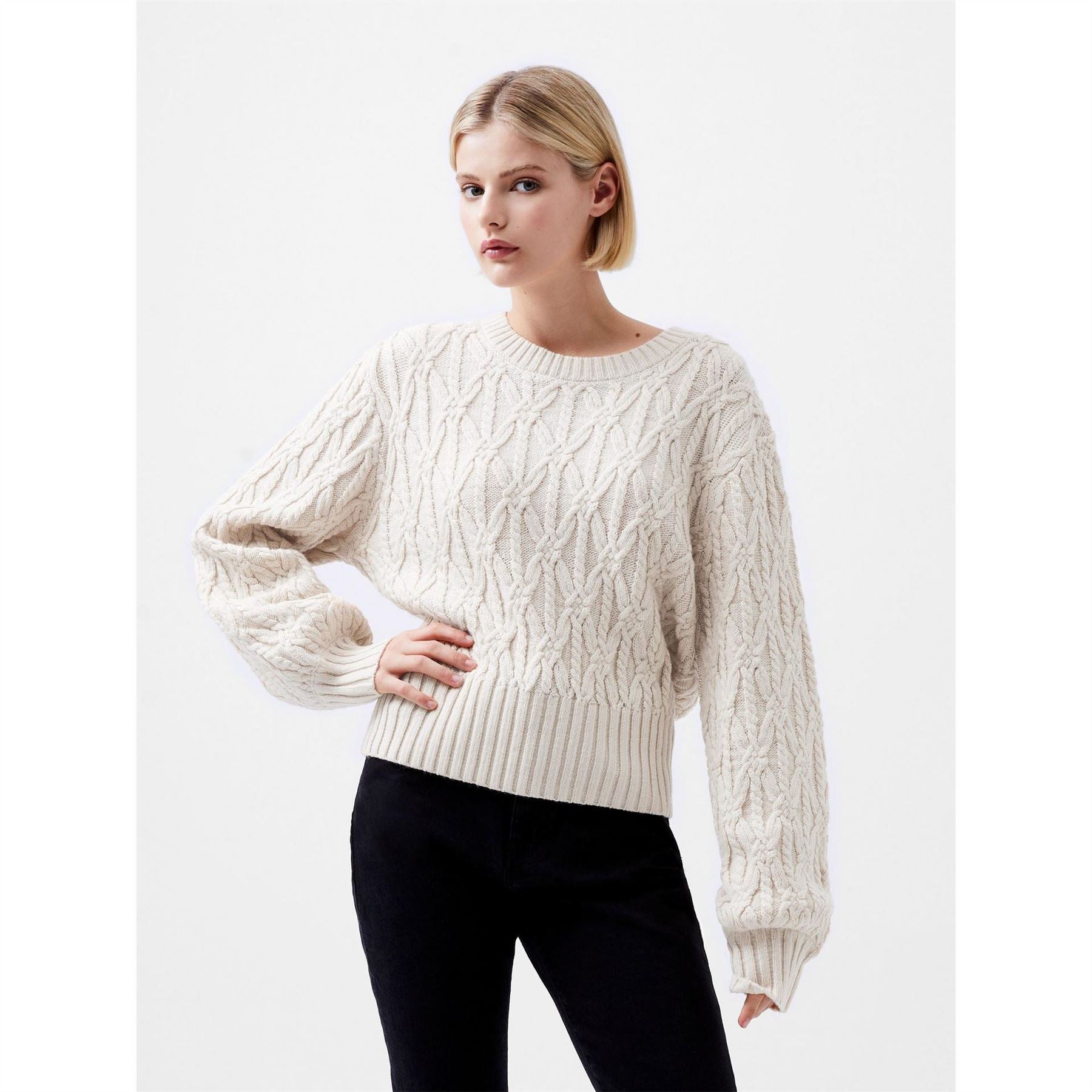 French Connection Layon Knitted Crew Neck Jumper