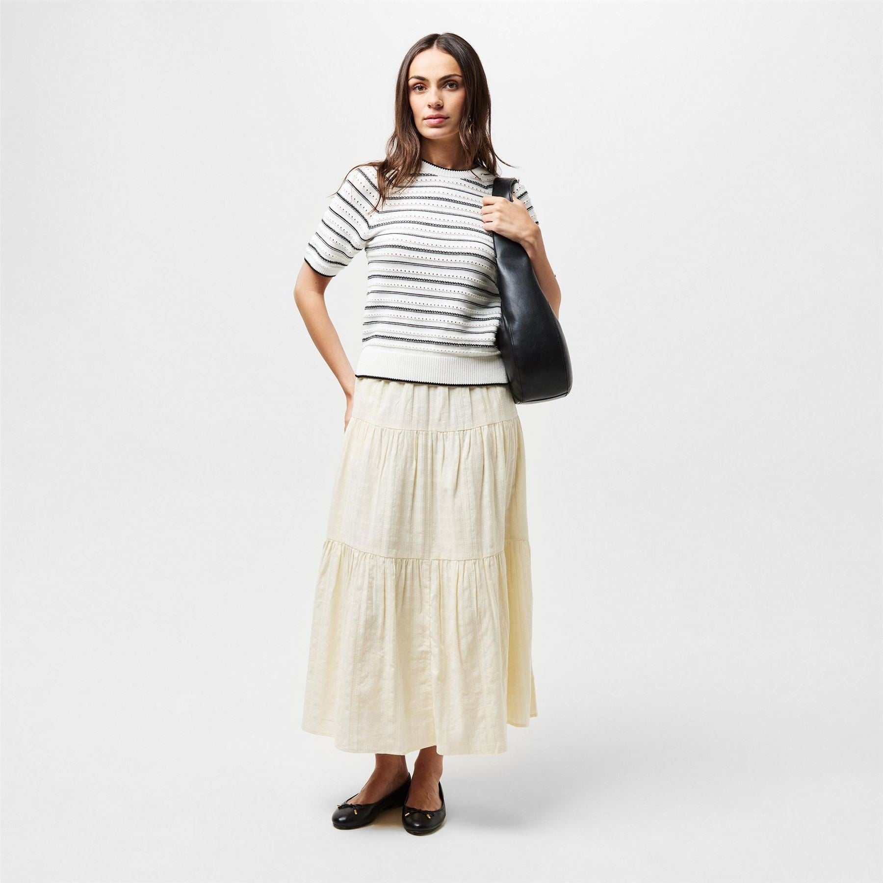 French Connection Oskie Short Sleeve Crew Neck Jumper