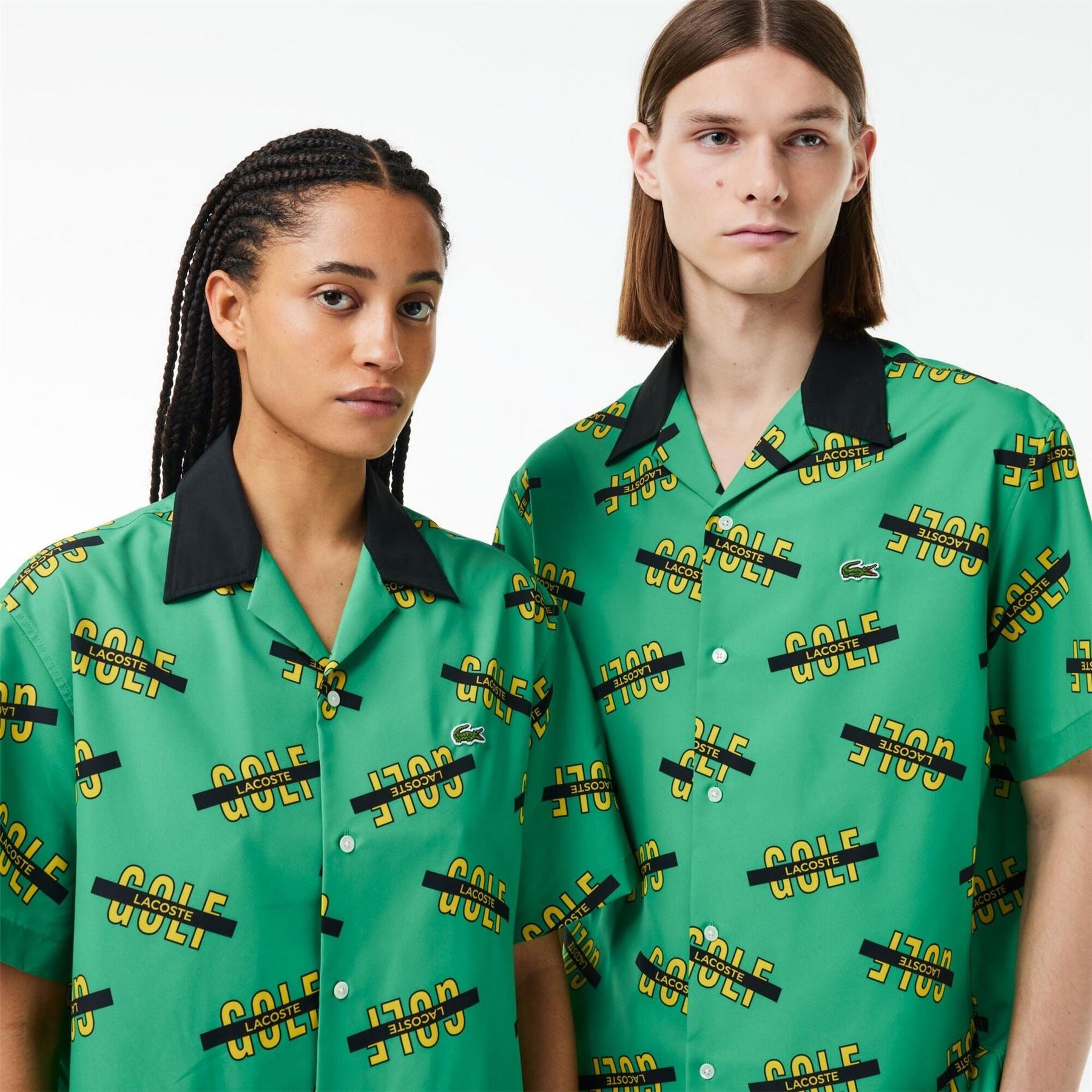 Lacoste Regular Fit All Over Print Short Sleeve Shirt