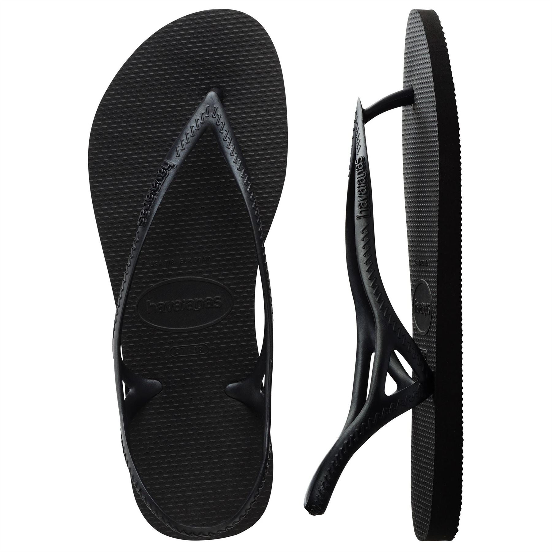 Havaianas Womens Hav. Sunny Ii Black 35 36 Flip Flops