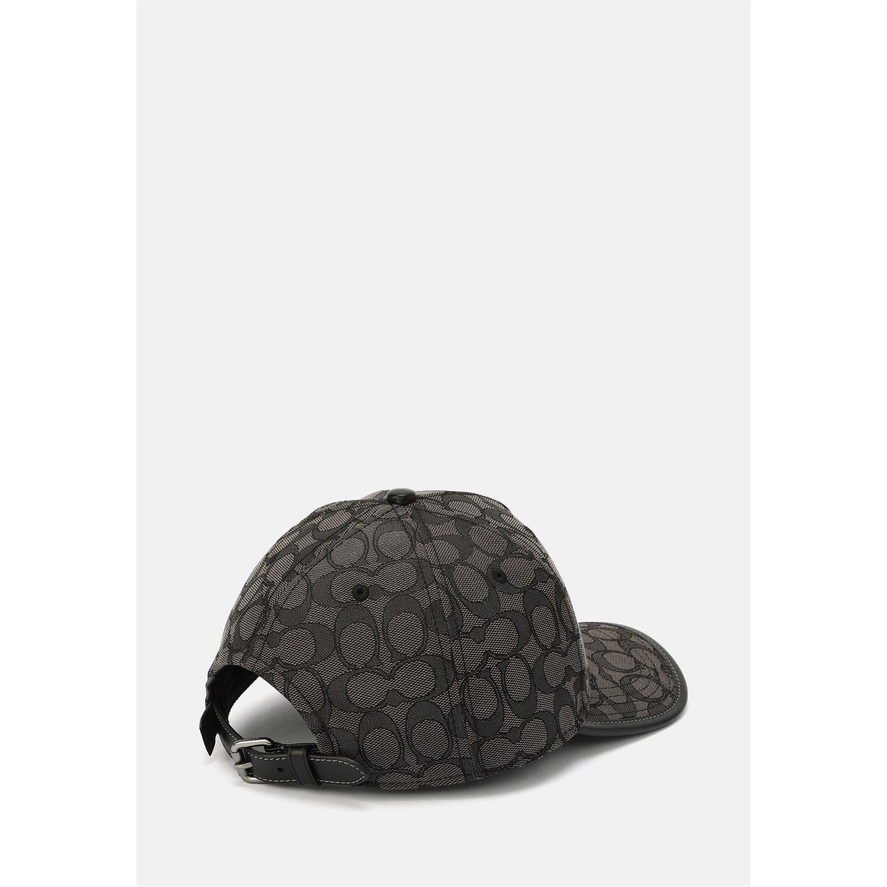 Coach Jacquard Adjustable Curved Brim Baseball Cap