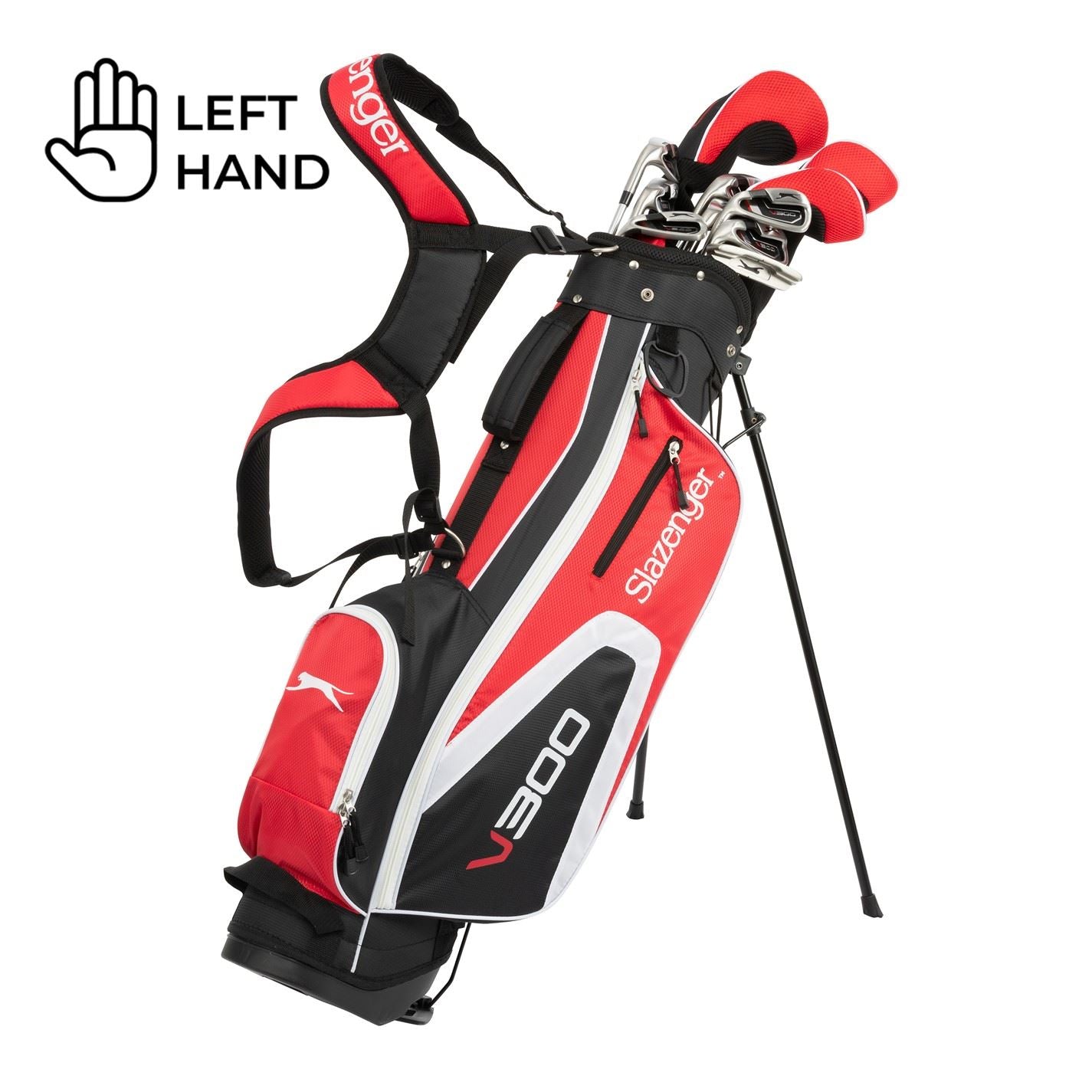 Slazenger Vs Golf Club Set With Stand Bag (graphite And Steel Shaft Combo) Mens