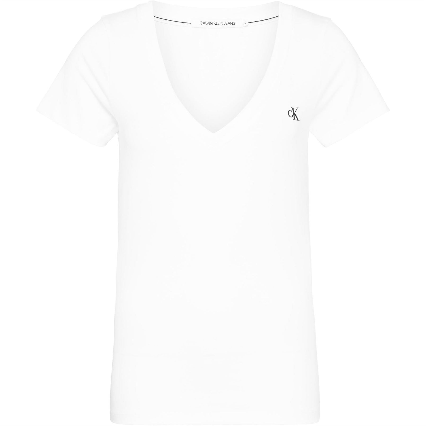 Calvin Klein Jeans Stretch V Neck T-Shirt
