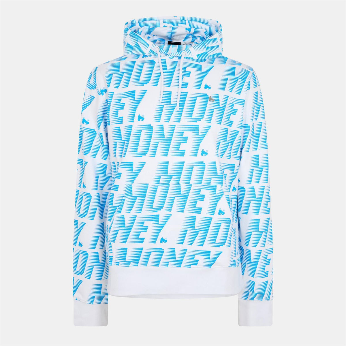 Money Zoom Lettering Hooded Neck Sweatshirt