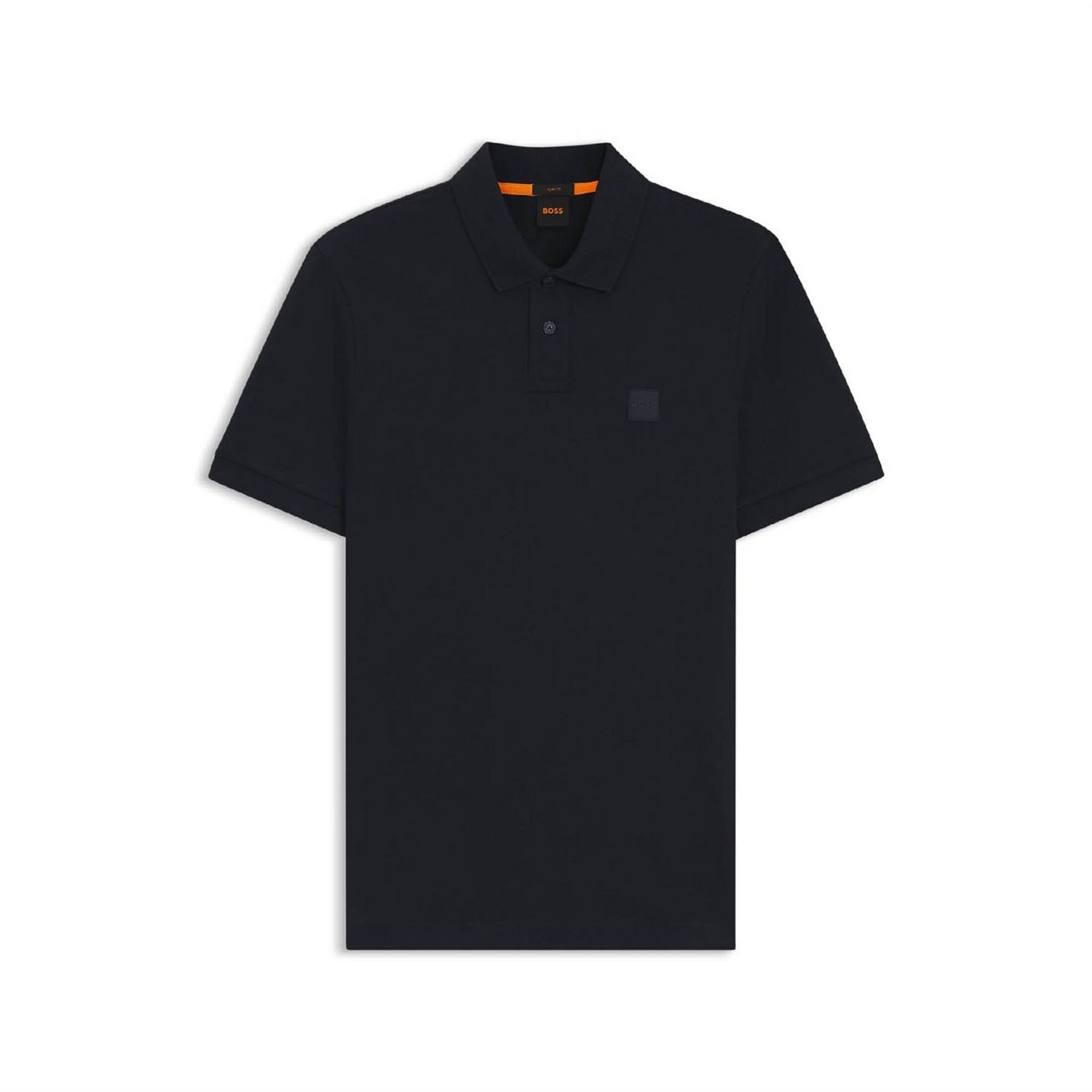 Boss Collared Neck Button Placket Polo Shirt