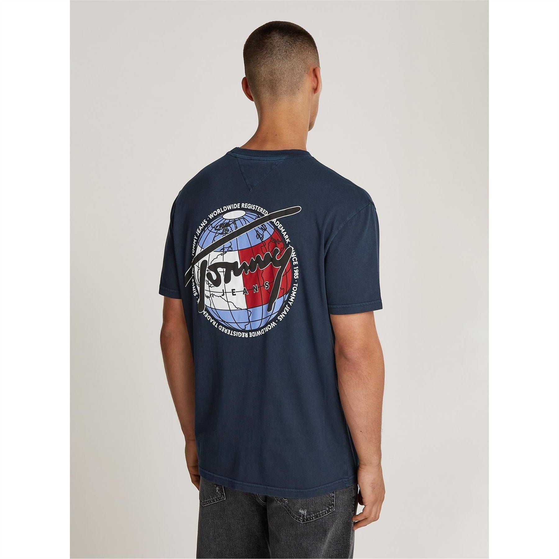 Tommy Jeans Globe Short Sleeved T-Shirt
