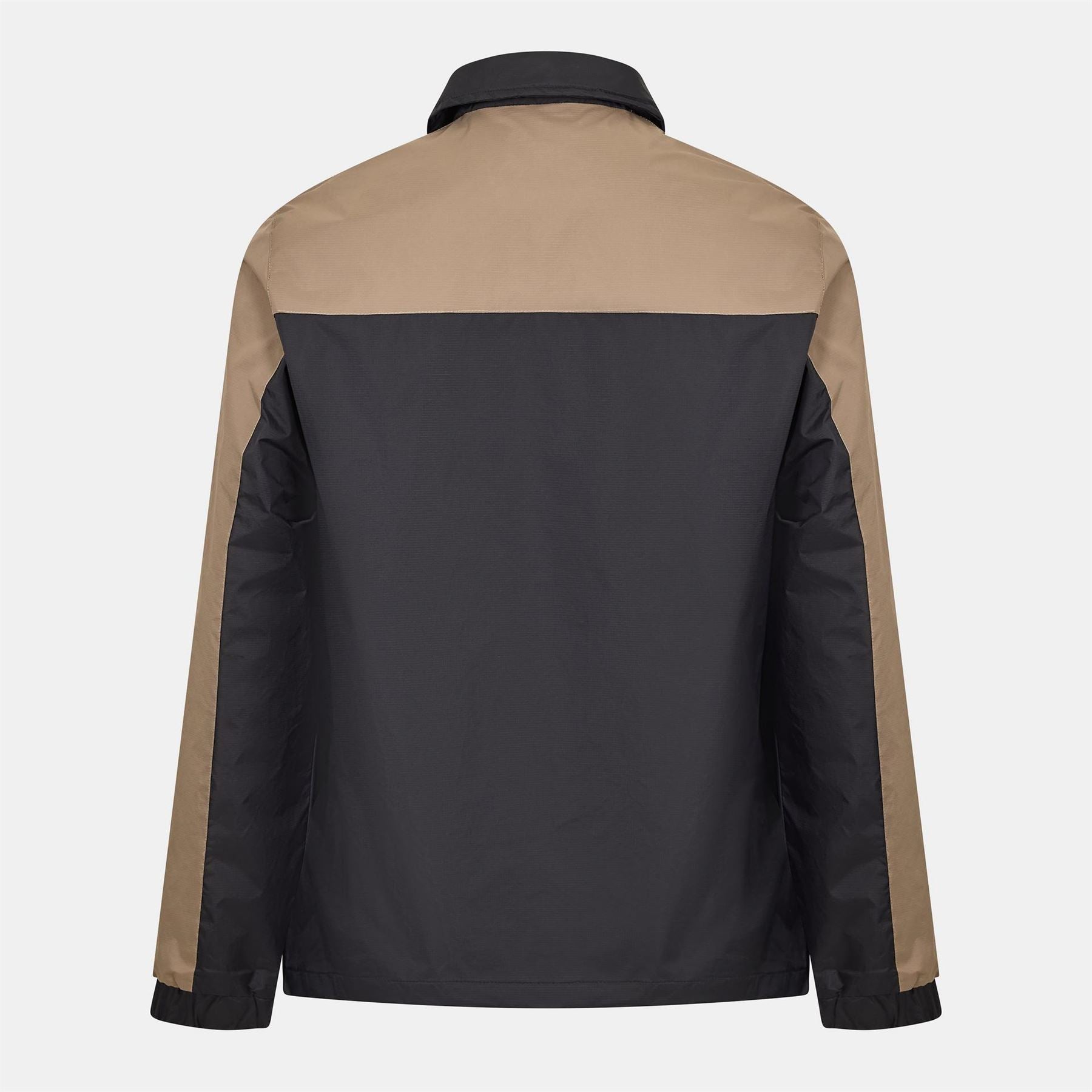 Luke Color Block Snap Button Ribbed Cuff Bomber Jacket