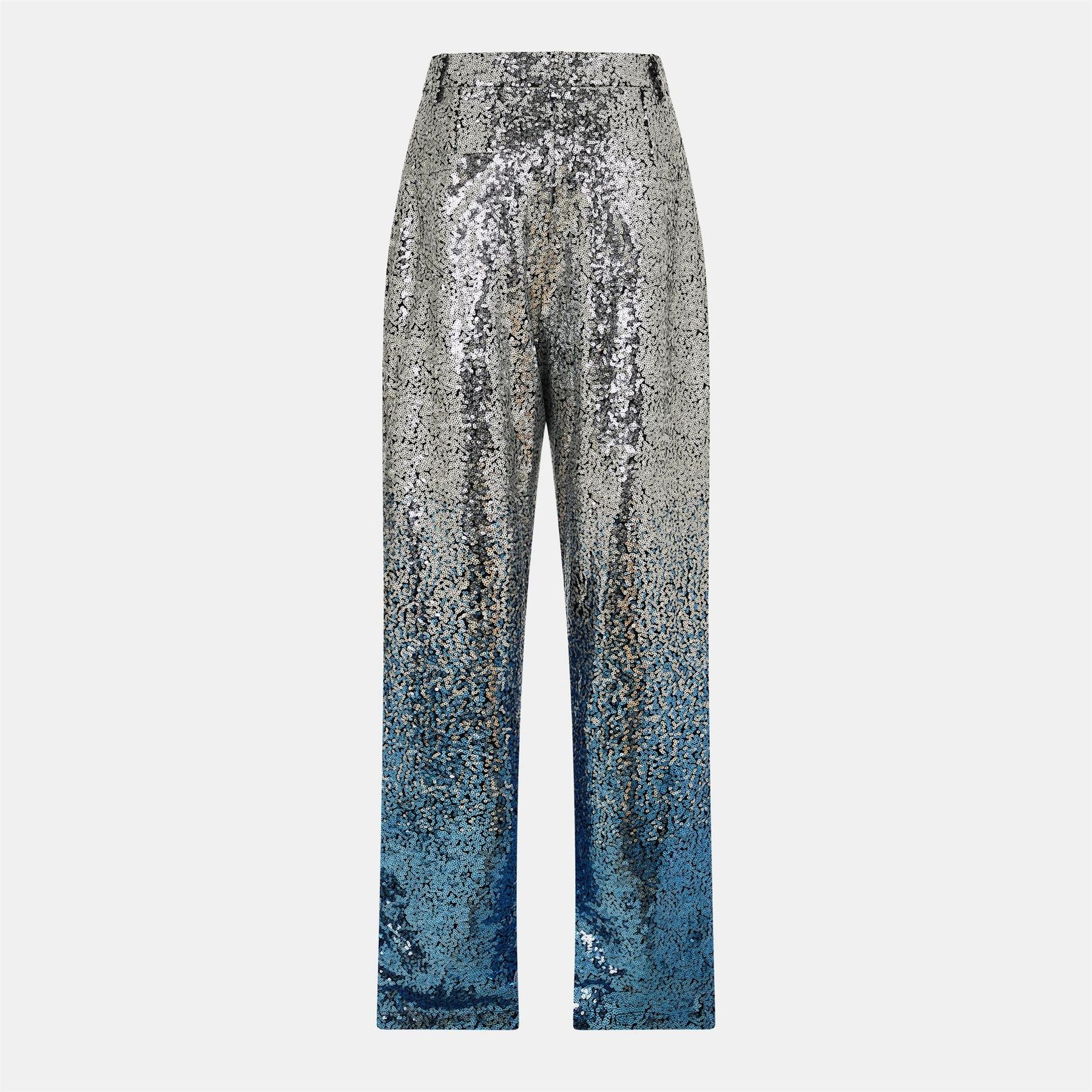 AmyLynn Sequin Ombre Straight Trousers