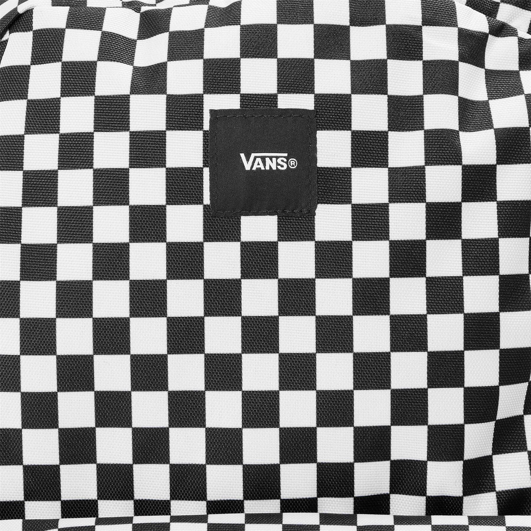 Vans Old Skool Plaid Print Logo Patch Backpack