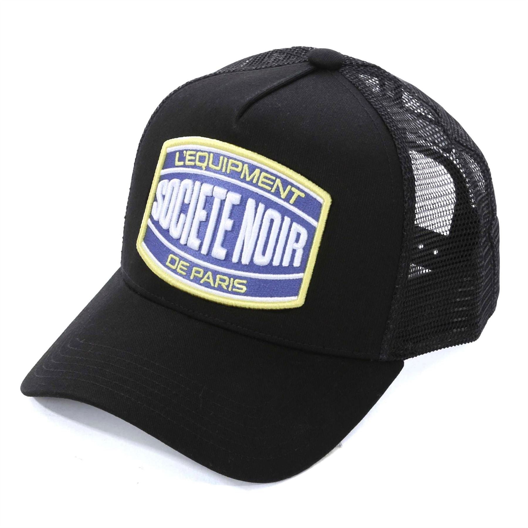 Societe Noir Marais Lettering Trucker Cap