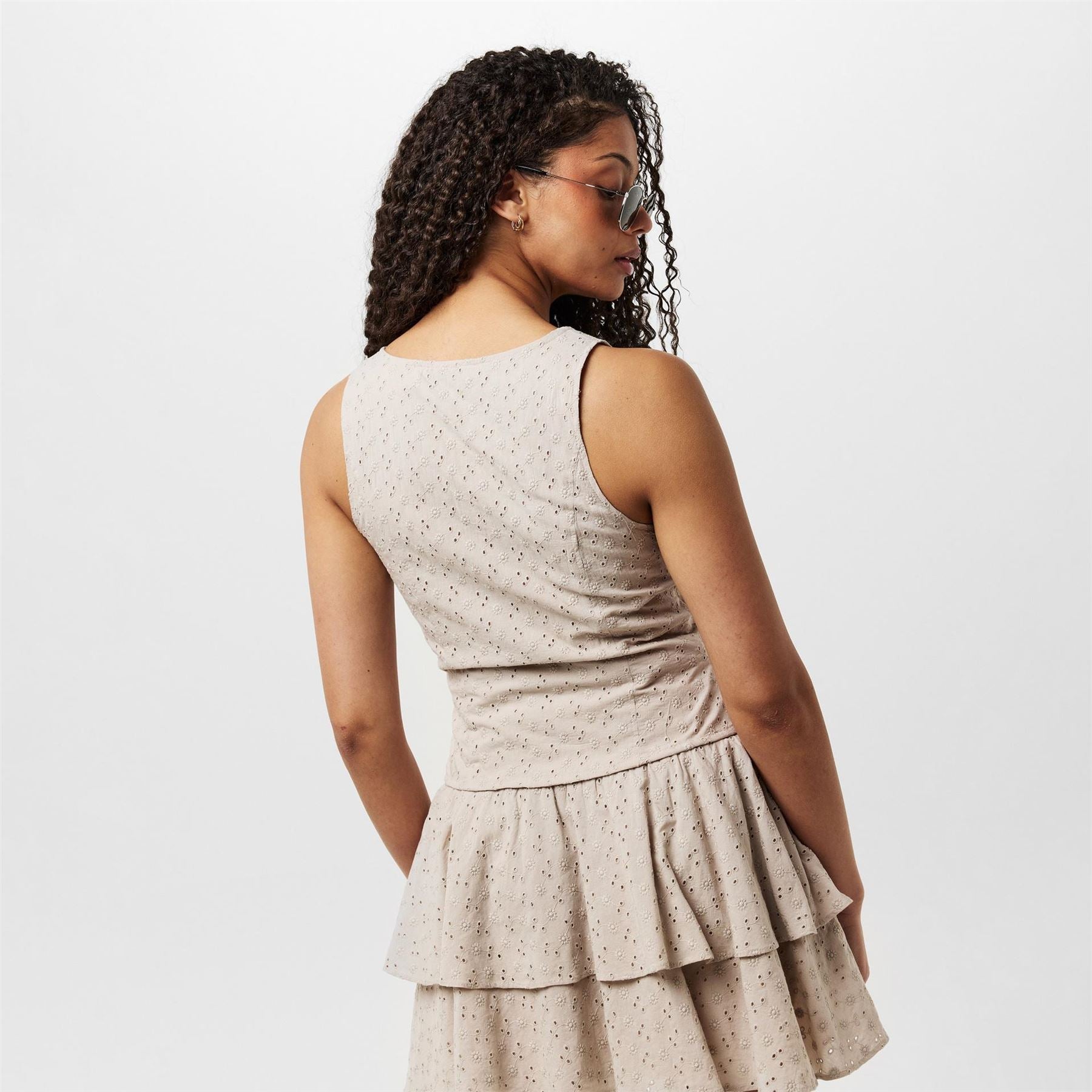 Jack Wills Broderie Corset Top
