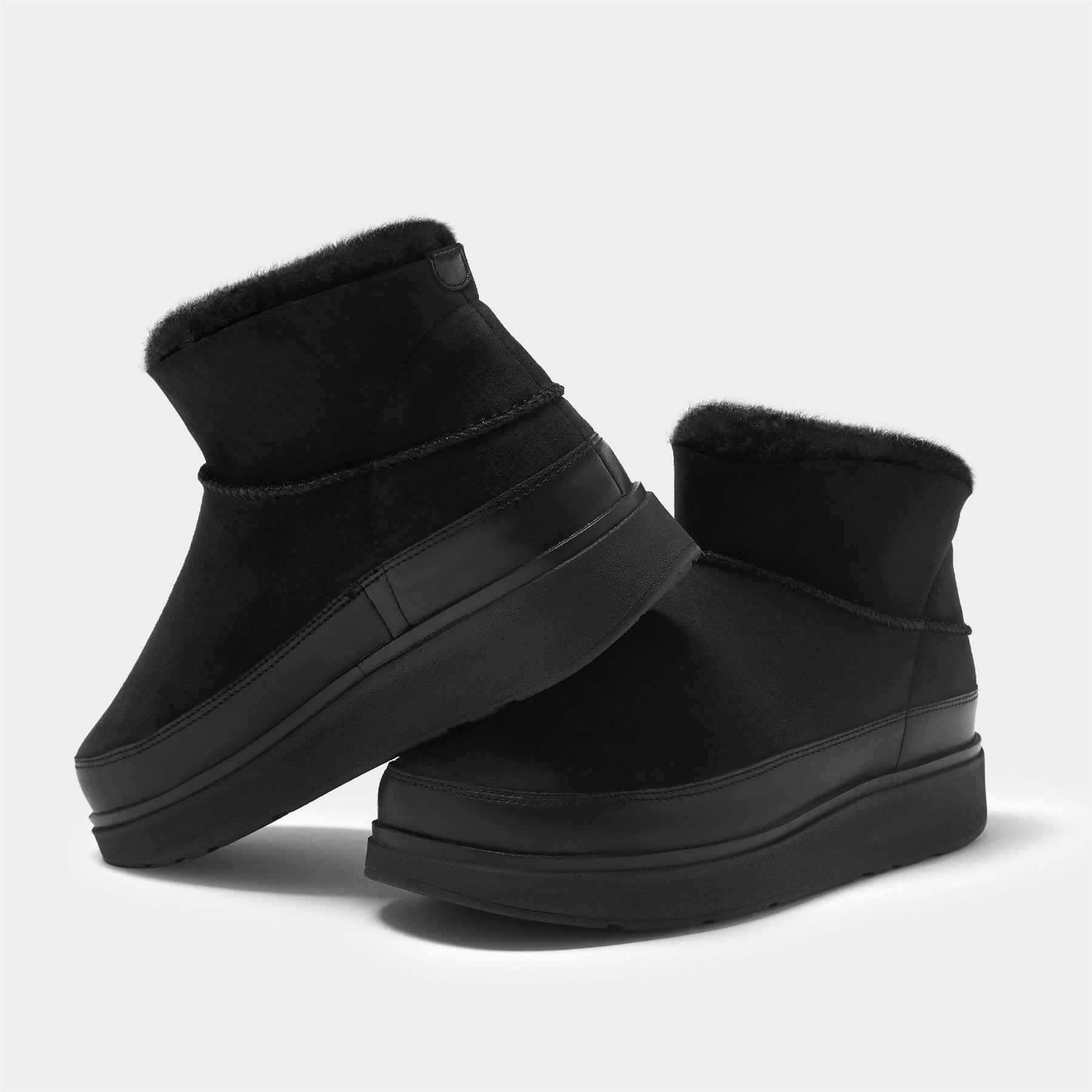Fitflop Ff Ultra Mini Double Faced Shearling Boots