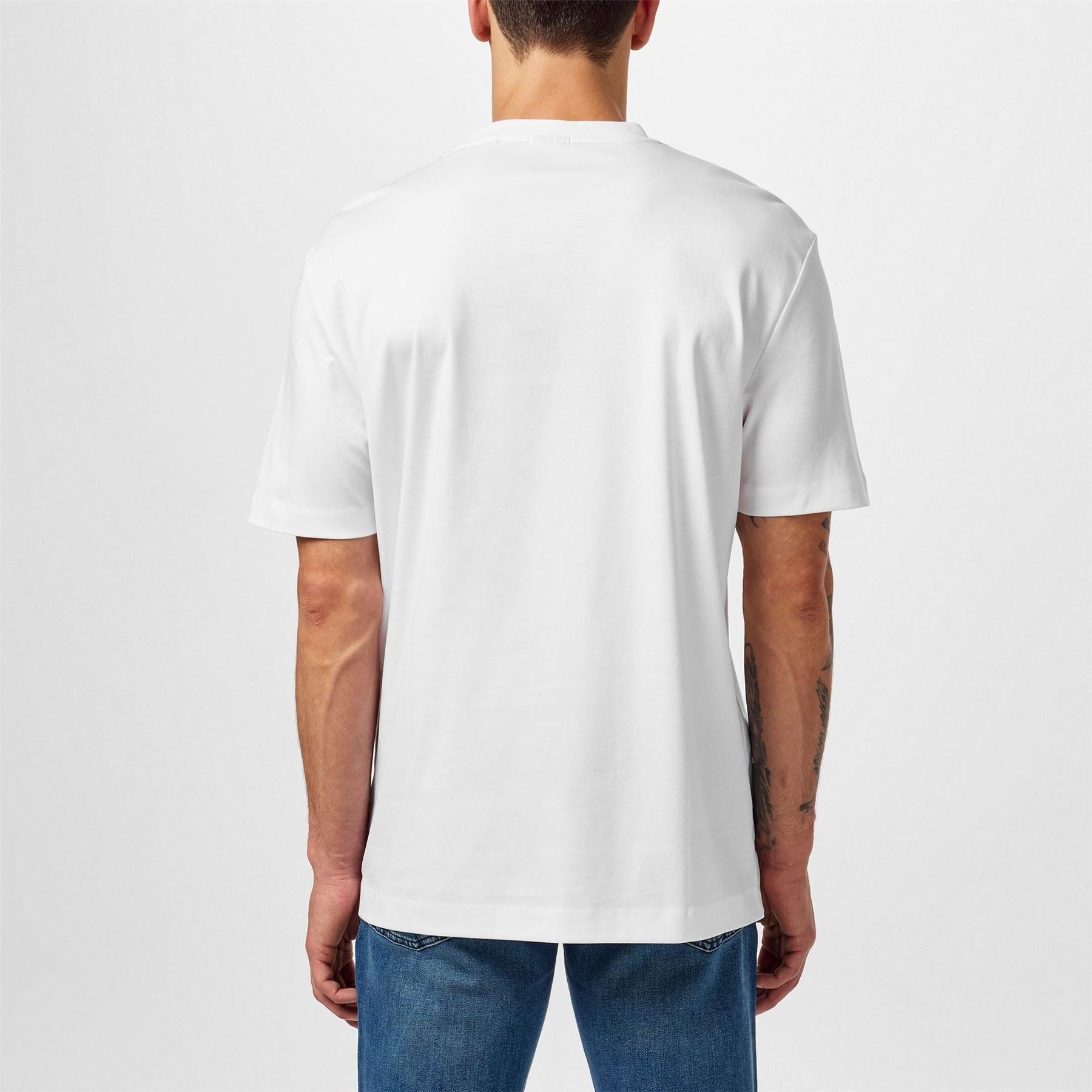 Boss BOSS BLACK Taut Minimalist Design T Shirt with Logo Detail