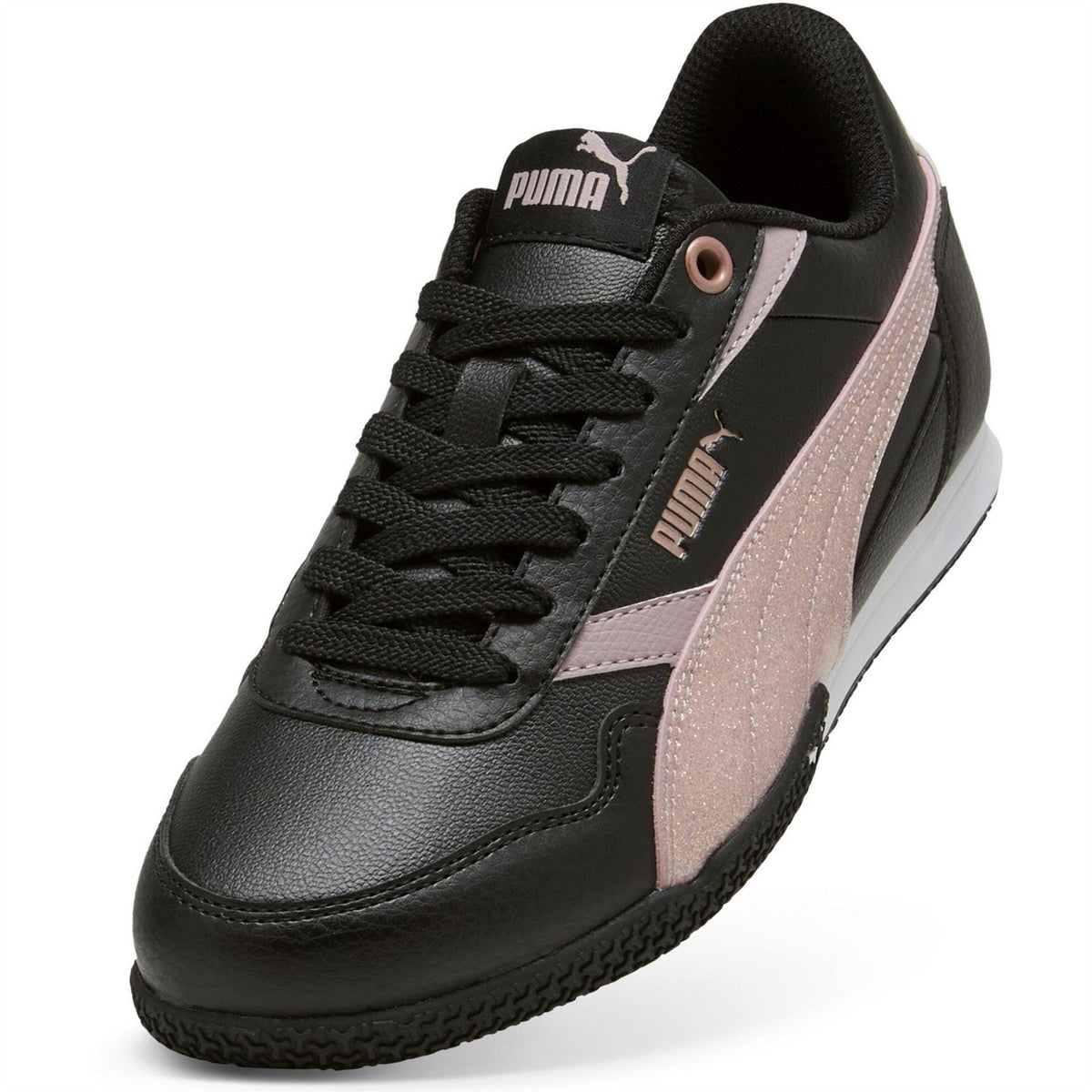 Puma Bella D Glitter Canvas Low Top Sneakers