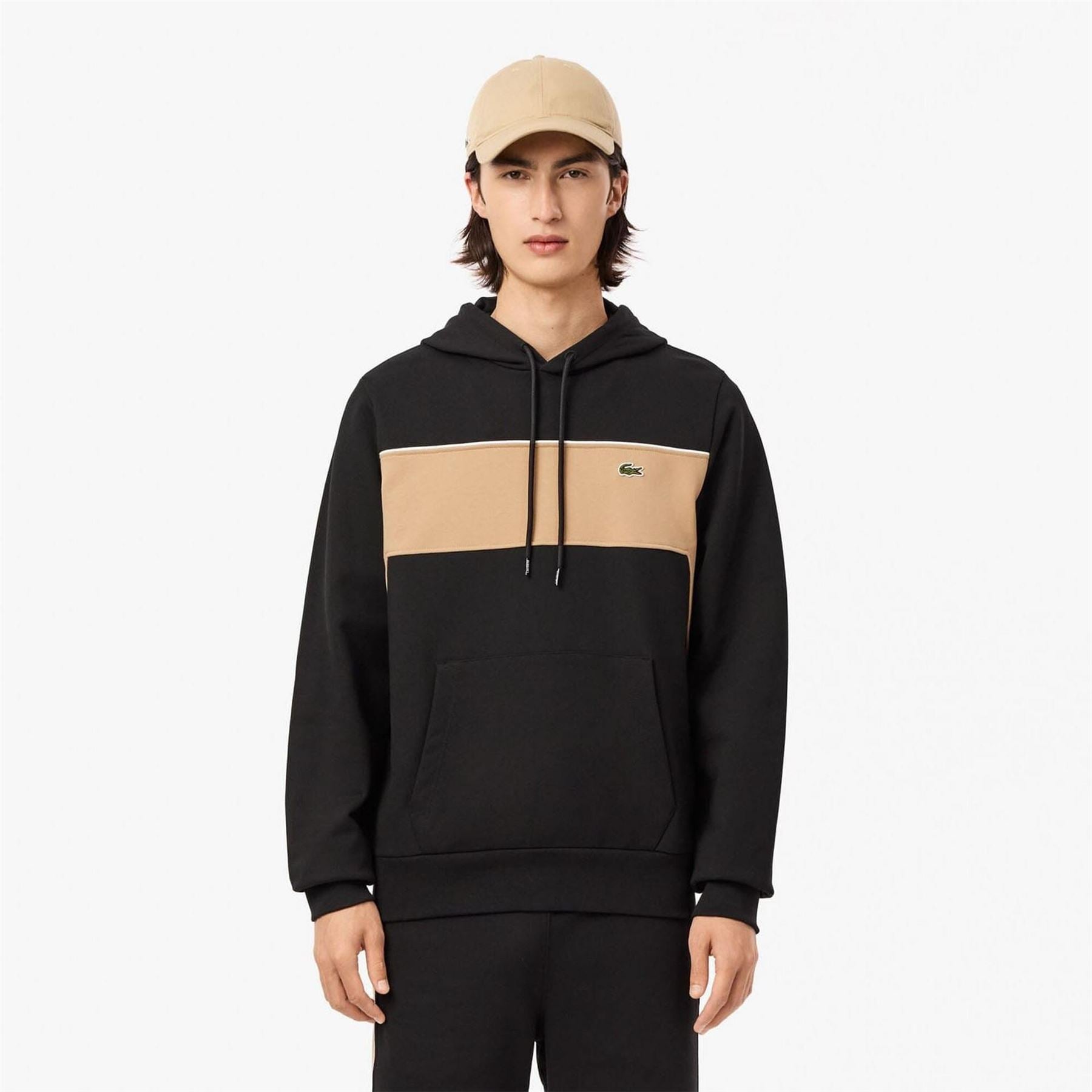 Lacoste Block Fleece Hoodie