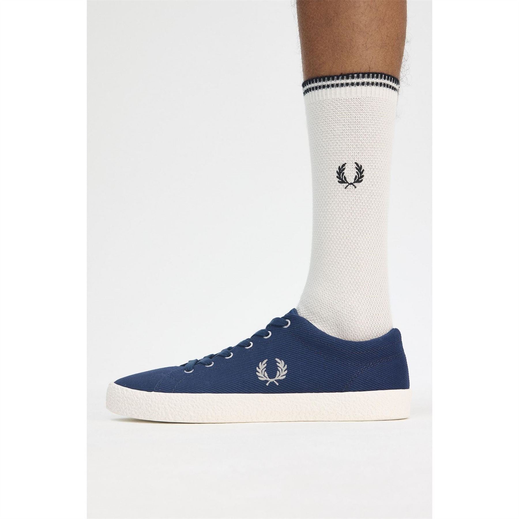 Fred Perry Baseline Twill Canvasas Trainers