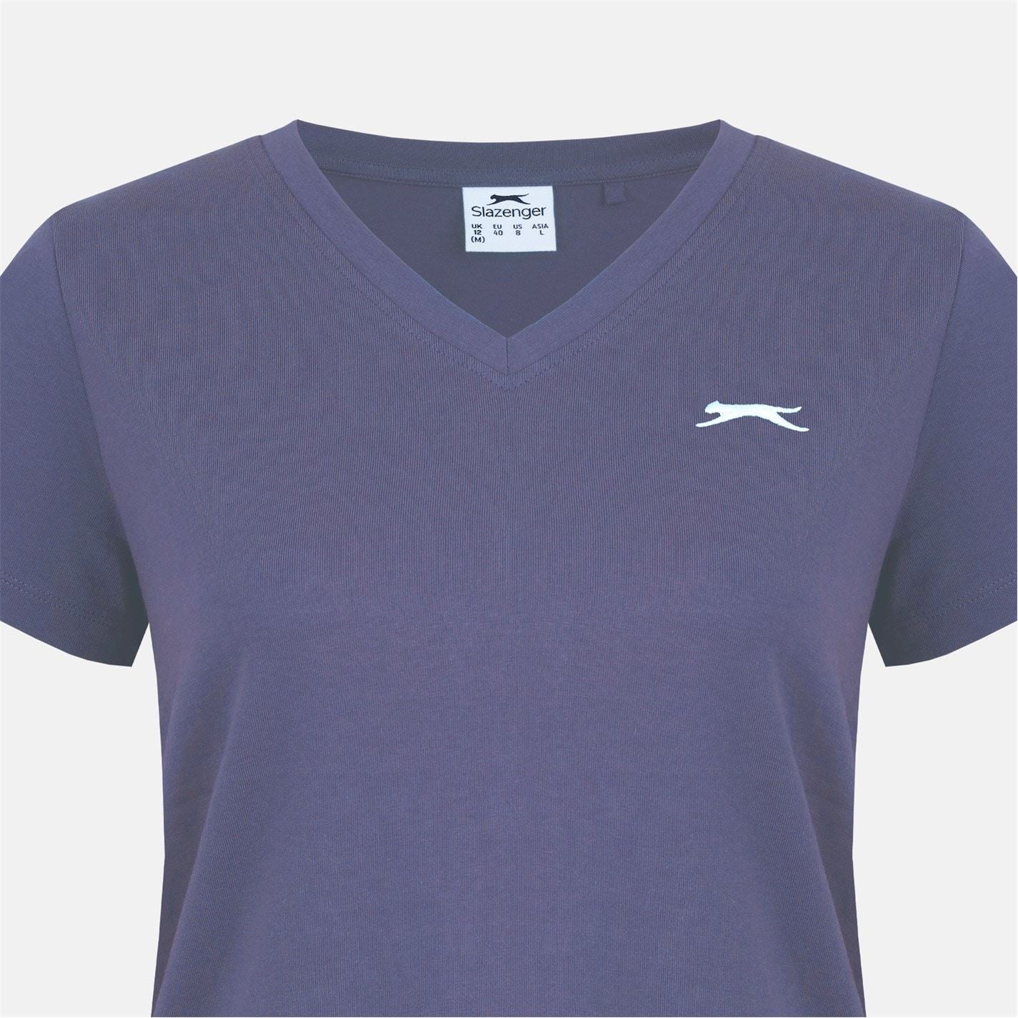 Slazenger Ladies V Neck Tee Shirt