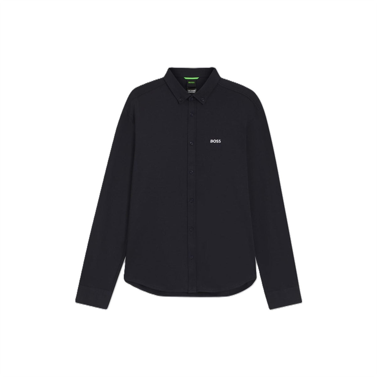 Boss Green Motion Long Sleeve Buttoned Shirt With Logo Detail