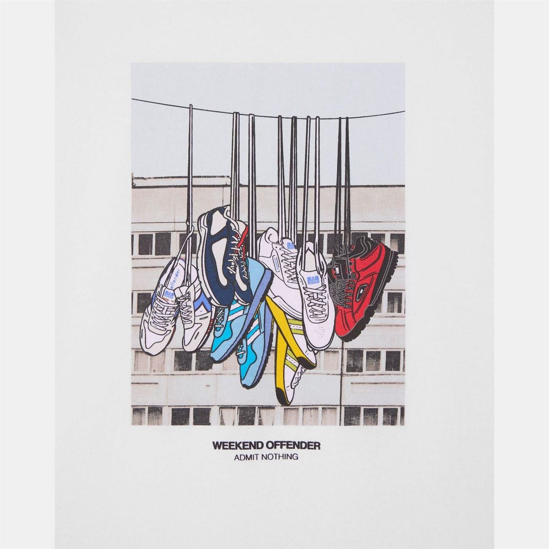 Weekend Offender Battle Lines Graphic T Shirt