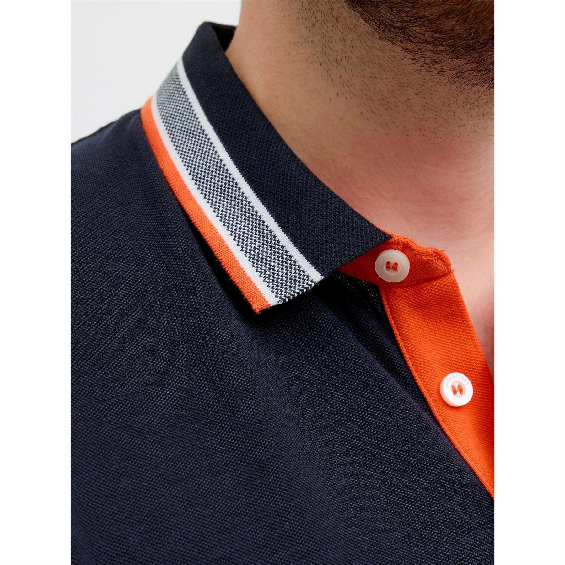 Jack and Jones Paulos Regular Fit Collared Short Sleeve Polo Shirt