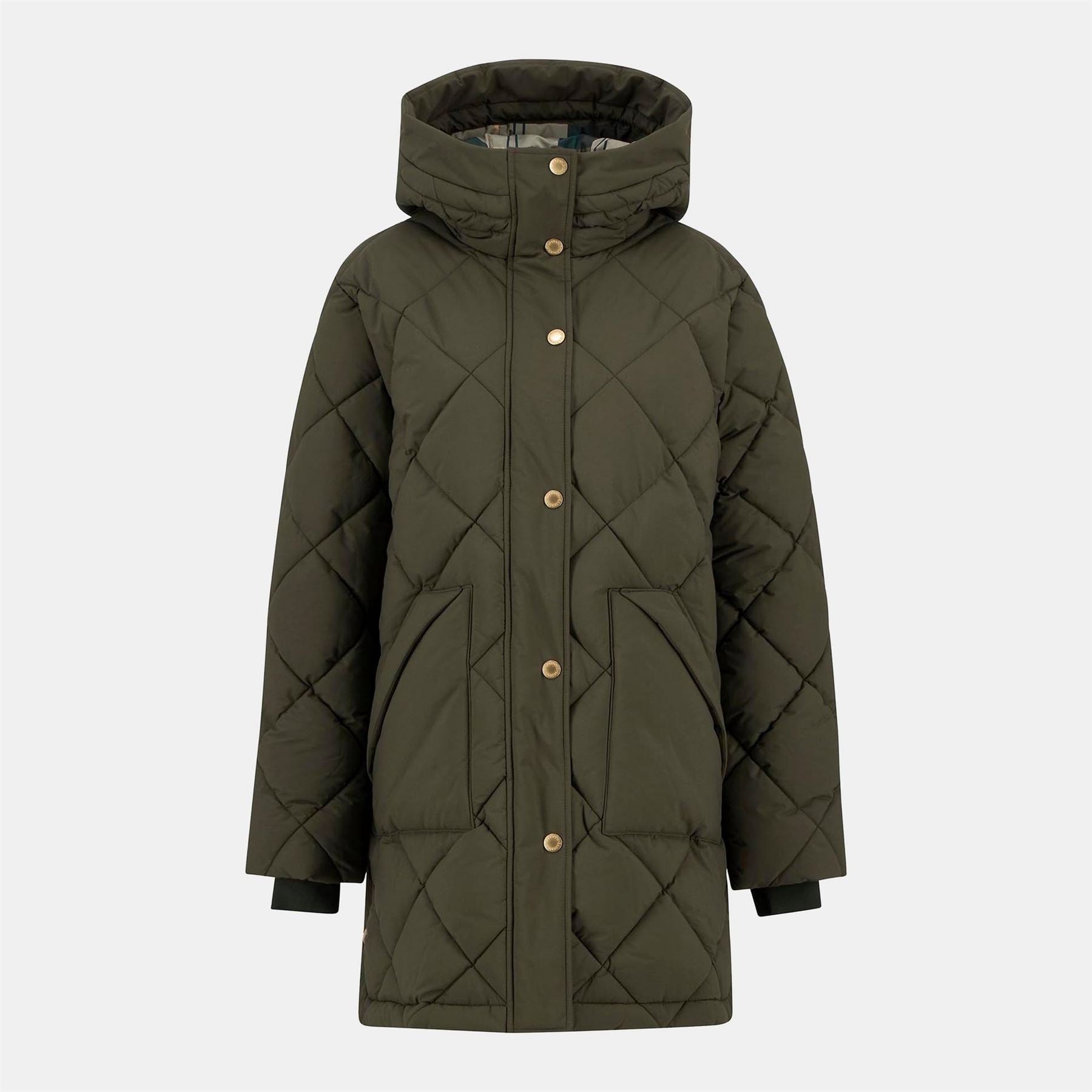 Barbour Kailyn Hooded Long Sleeve Medium Puffer Jacket