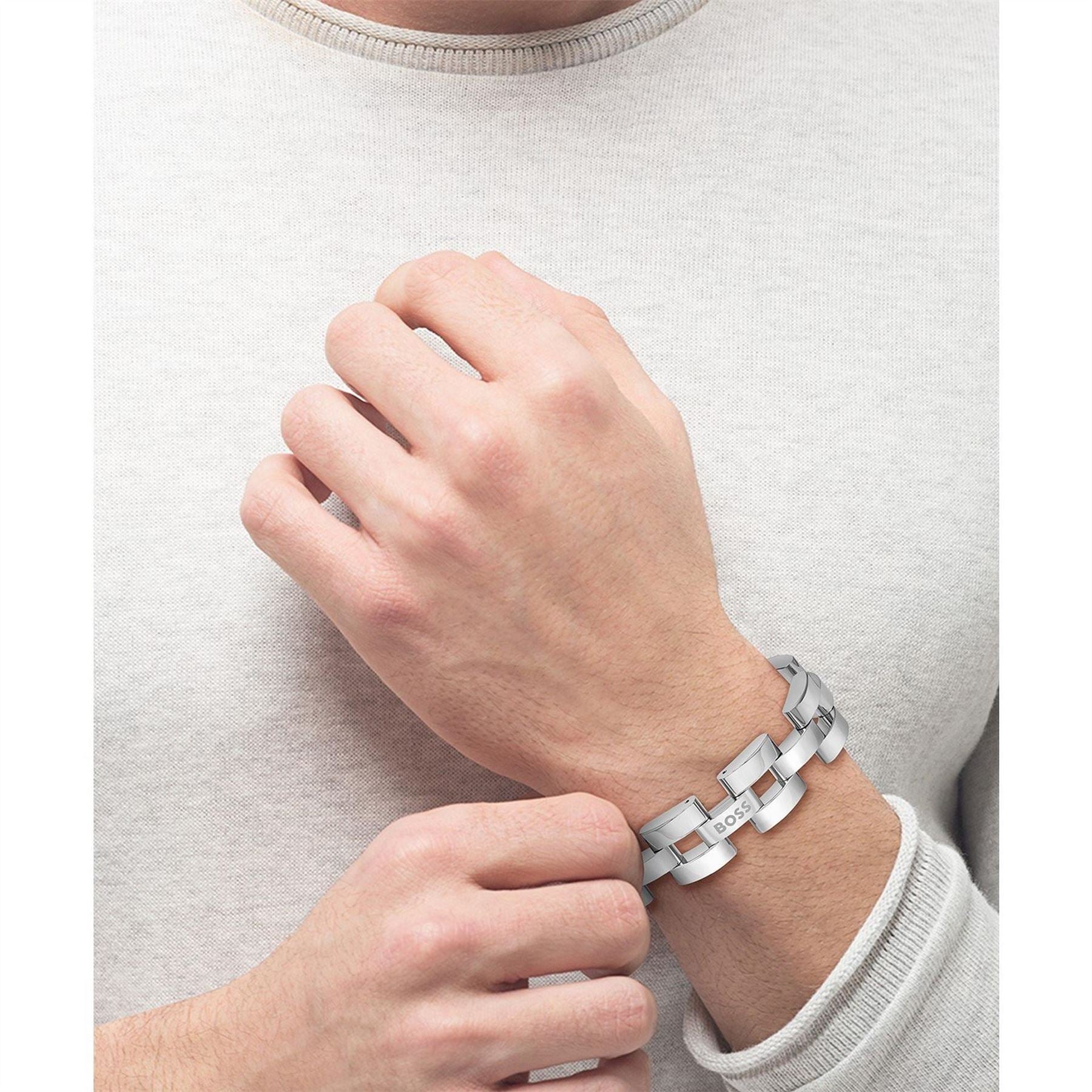 Boss Sway Chain Stainless Steel Bracelet