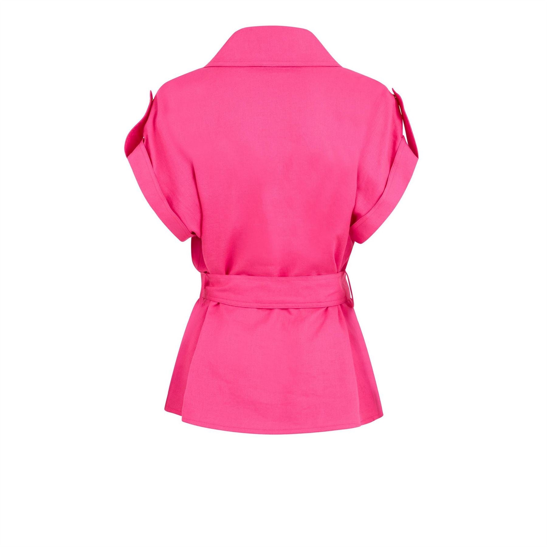 Biba Linen Short Sleeve Jacket