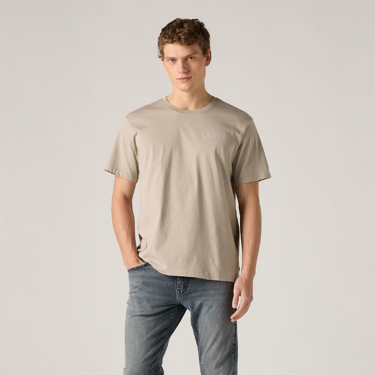 Levis Headline Logo Cotton Relaxed Fit T-Shirt