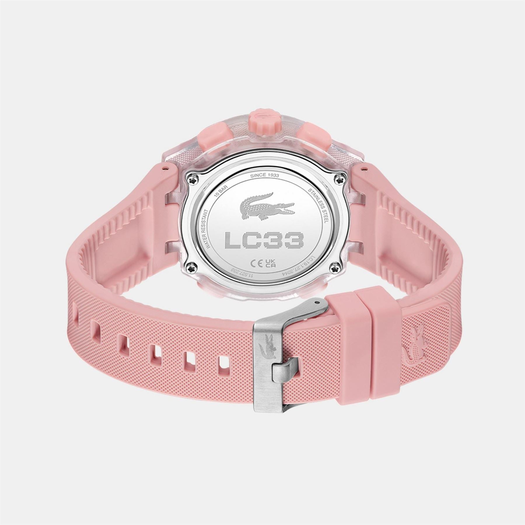 Lacoste Watches Mens Lc33 Silicone Strap Watch