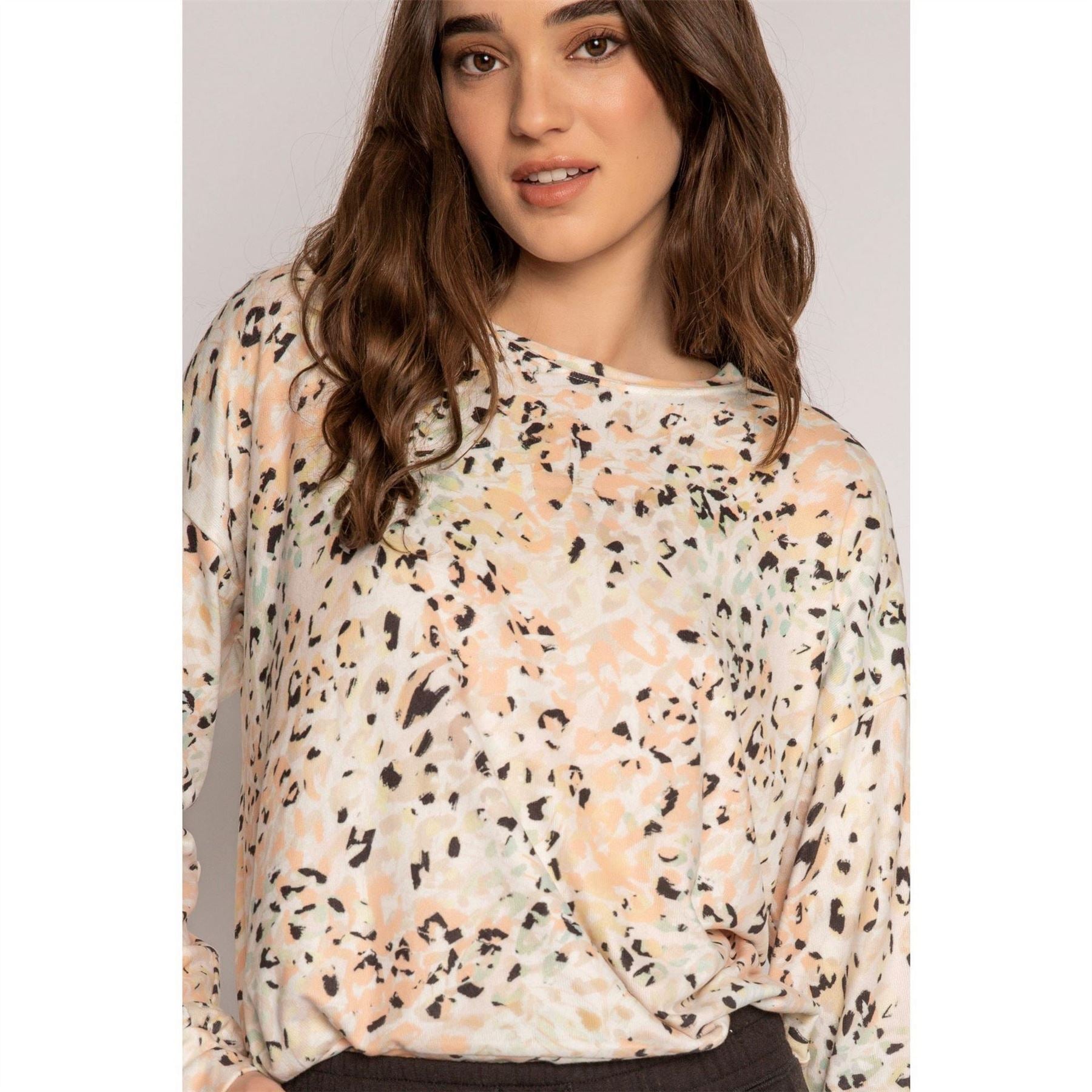 PJ Salvage Salvage Floral Crew Neck Shirt
