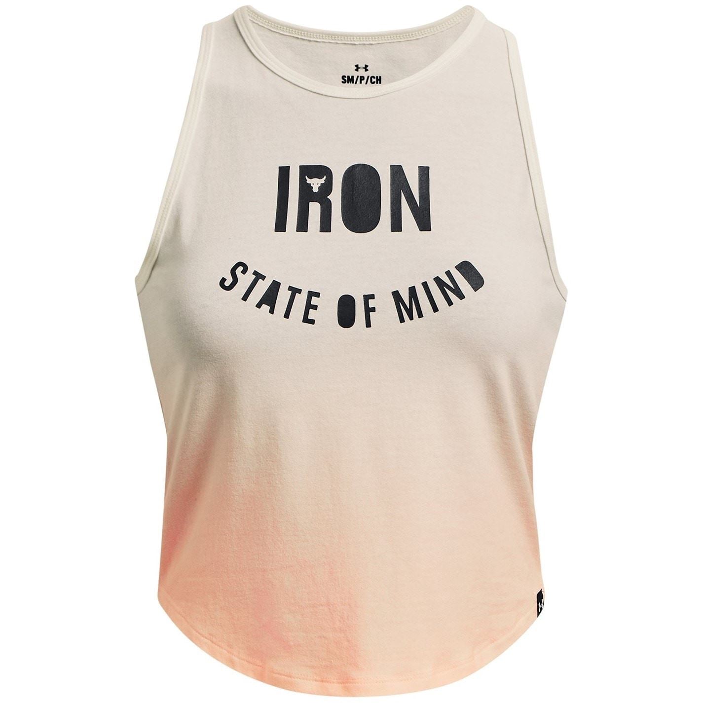 Under Armour Womens Armour Pjt Rck State Of Mind Tnk Gym Vest
