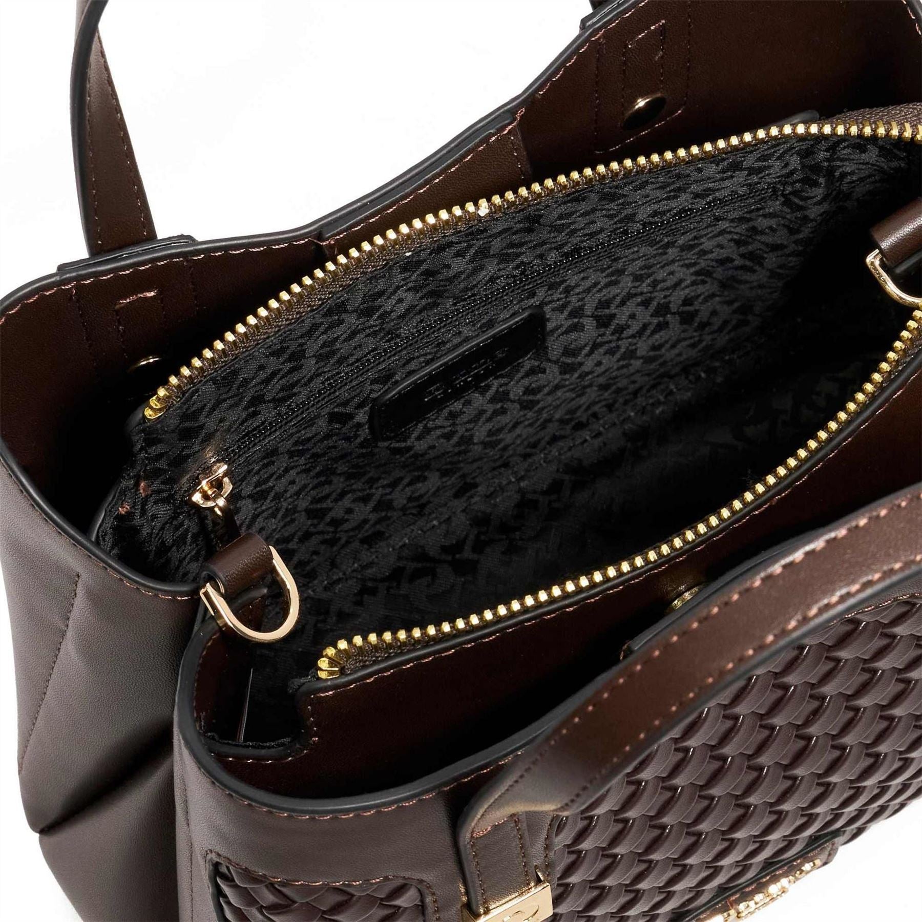 Dune London Textured Top Handle Handbag with Detachable Strap